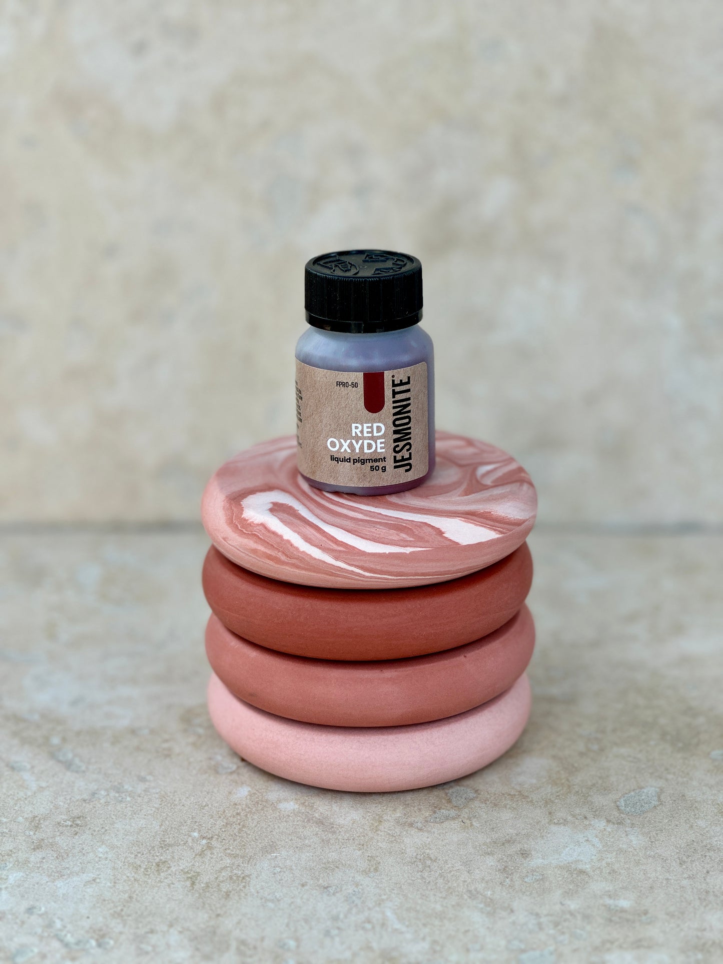 Pigment Jesmonite rouge oxyde 50g