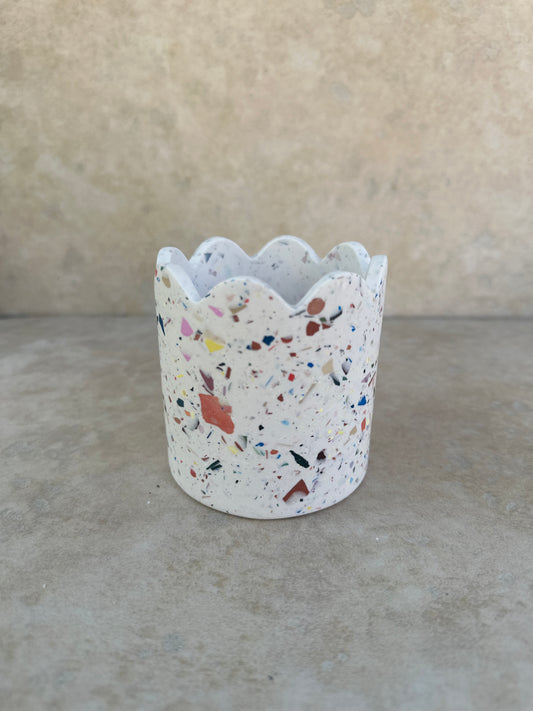 Pot à crayons Liora terrazzo multicolore