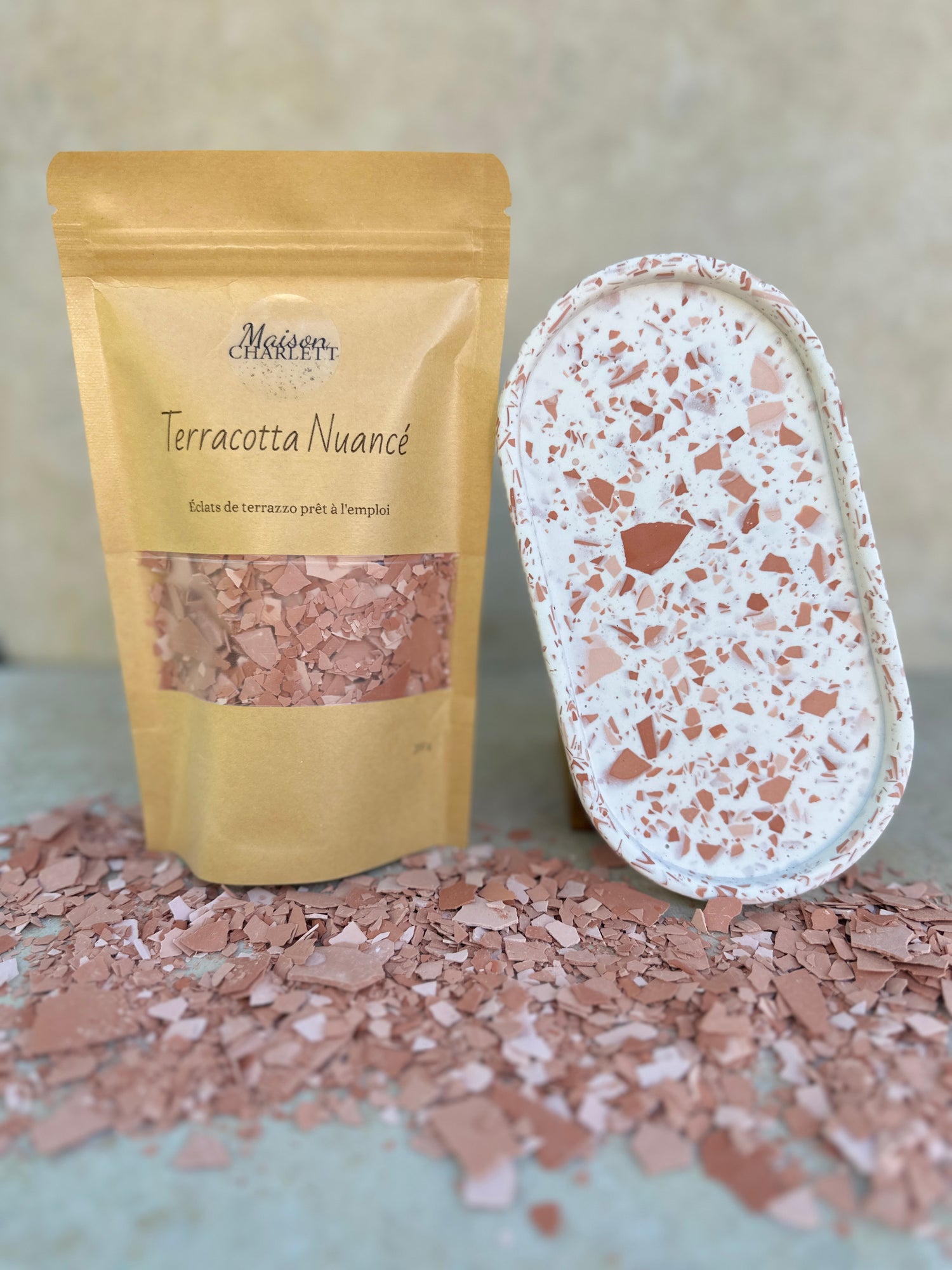 Terrazzo prêt à l'emploi - Jesmonite