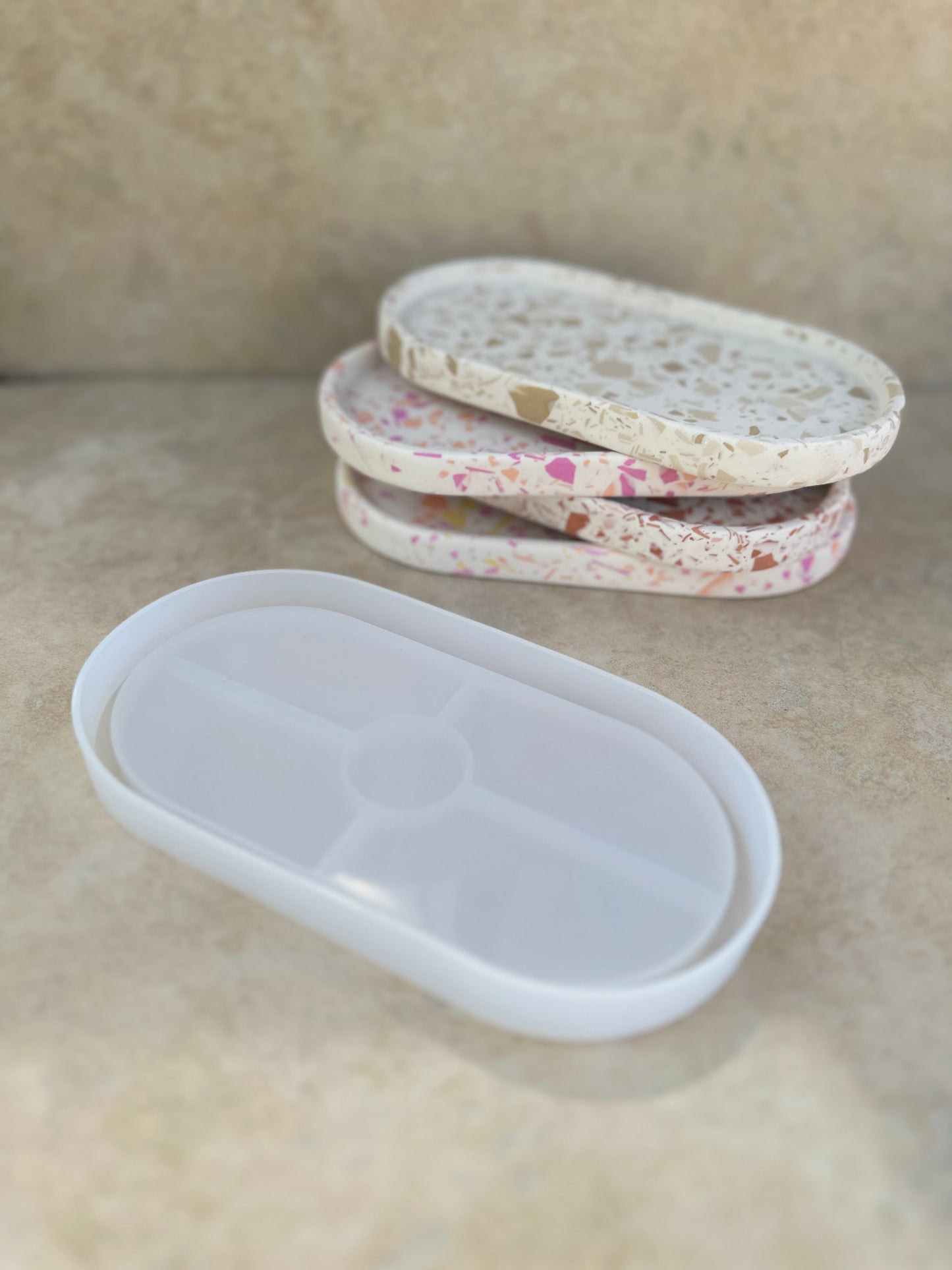 Moule silicone Plateau Ovale Classique - 19 x 8,5 cm