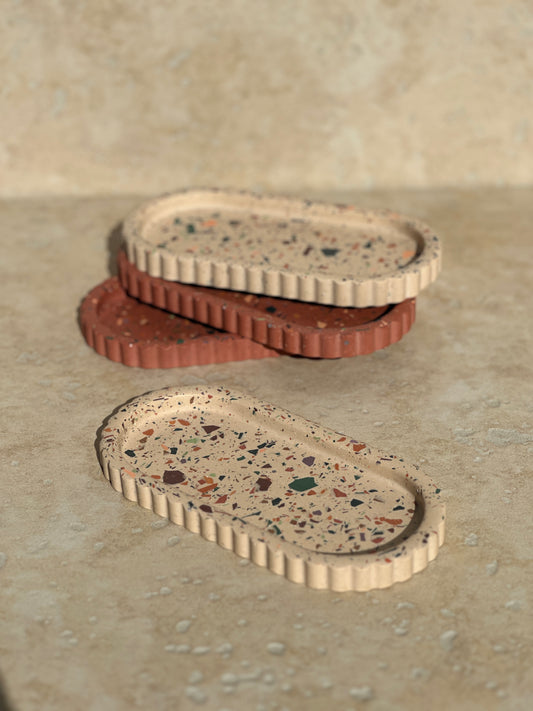 Lucy Tray ~ Terrazzo Terracotta
