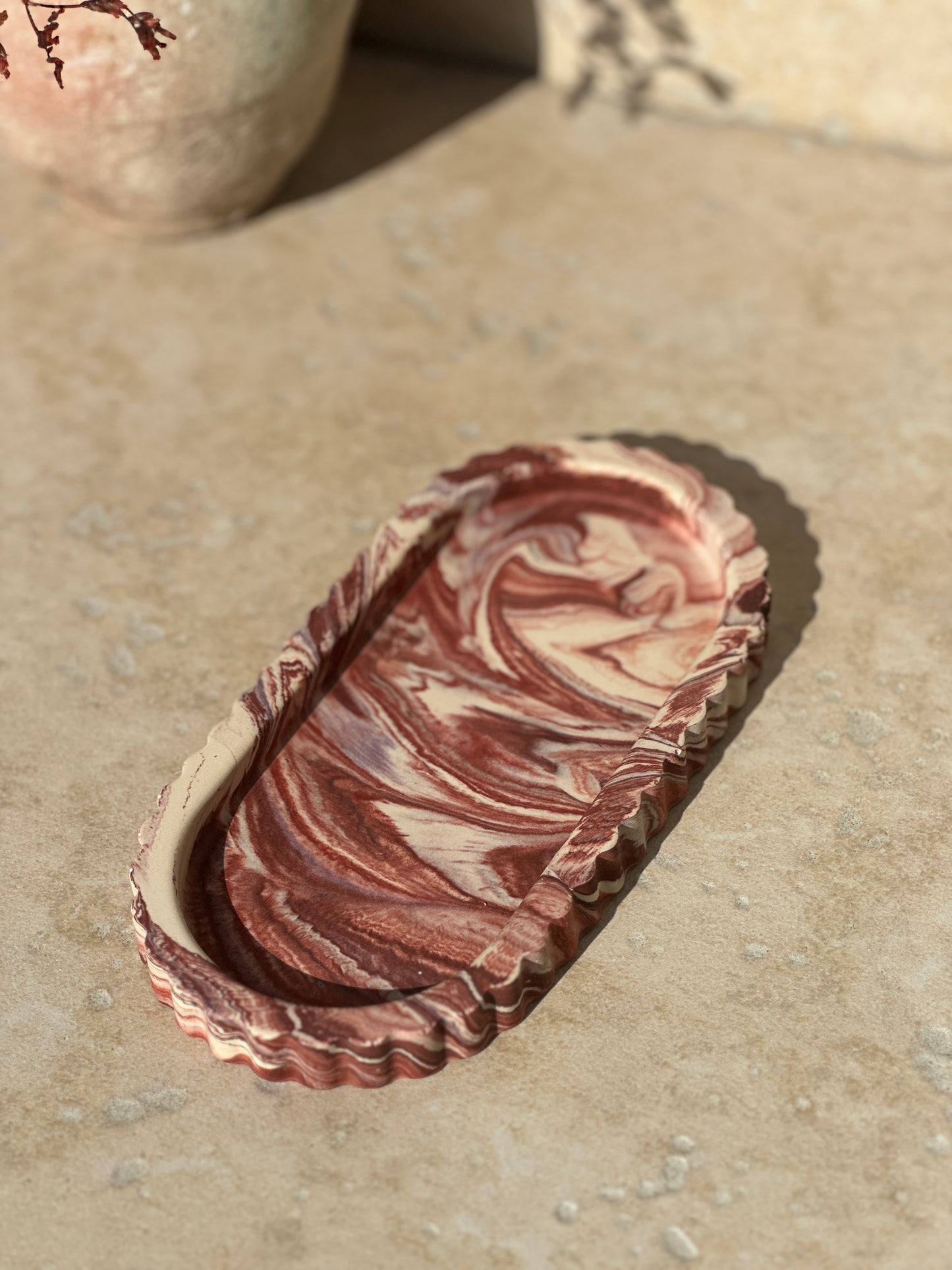 Lucy Tray ~ Terrazzo Terracotta