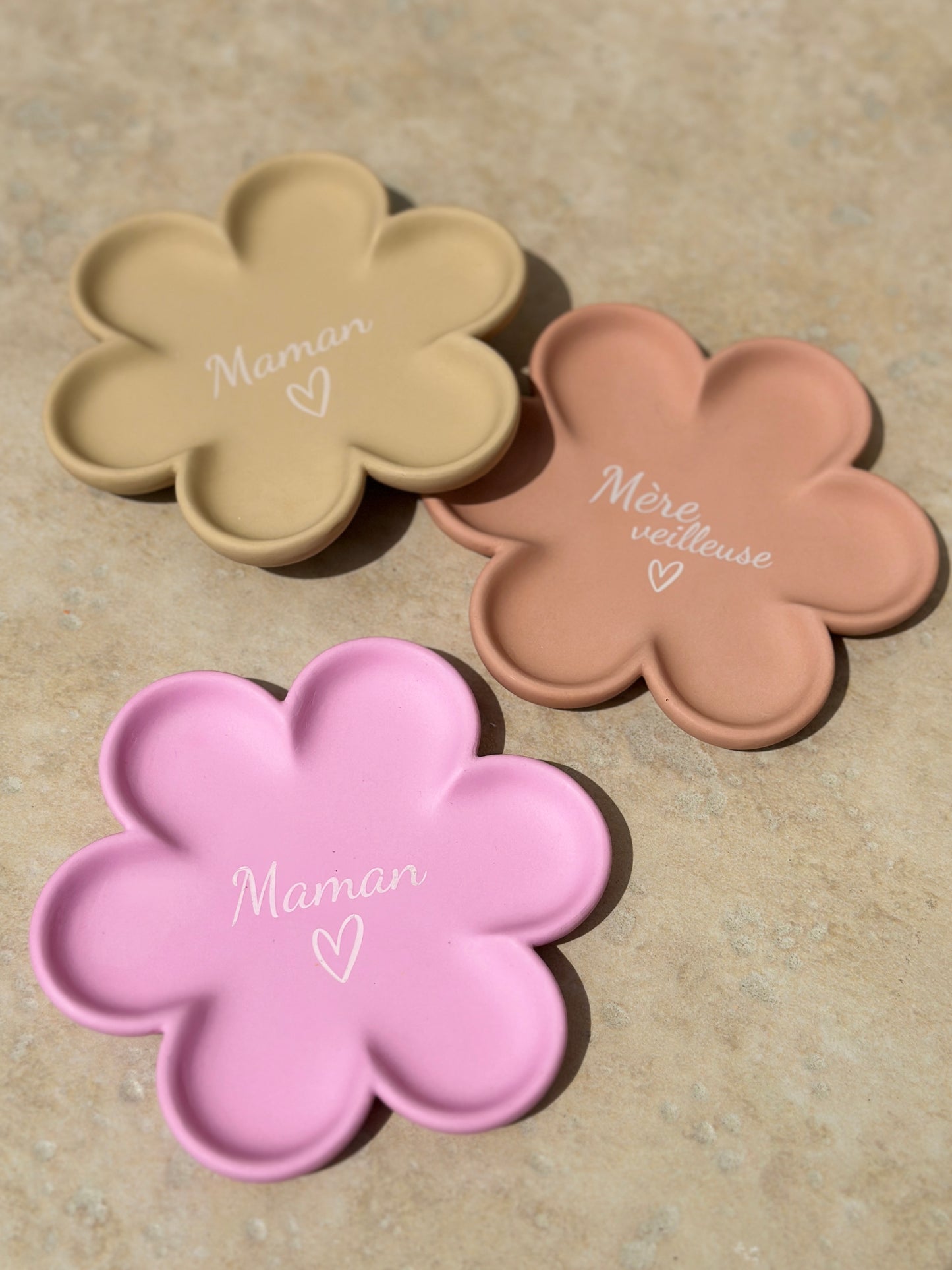 Coupelles fleur personnalisables