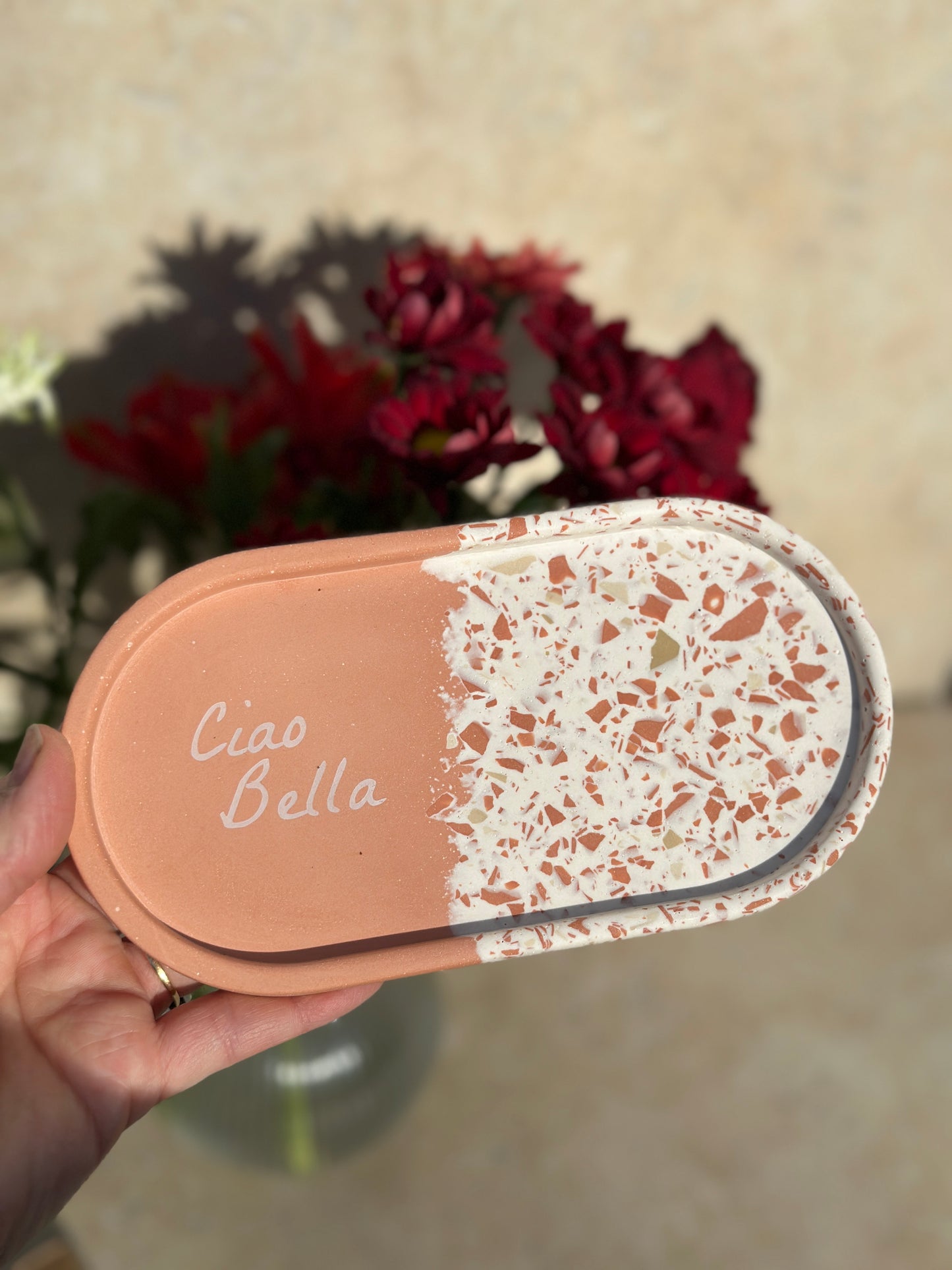 Plateau ovale personnalisé – Collection Message à Offrir