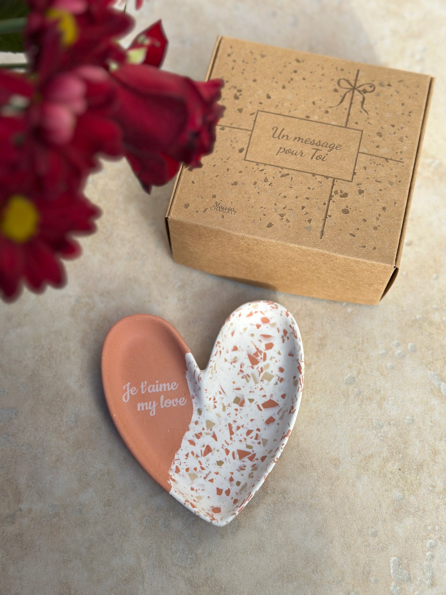Coupelle Cœur Personnalisée – Collection Message à Offrir