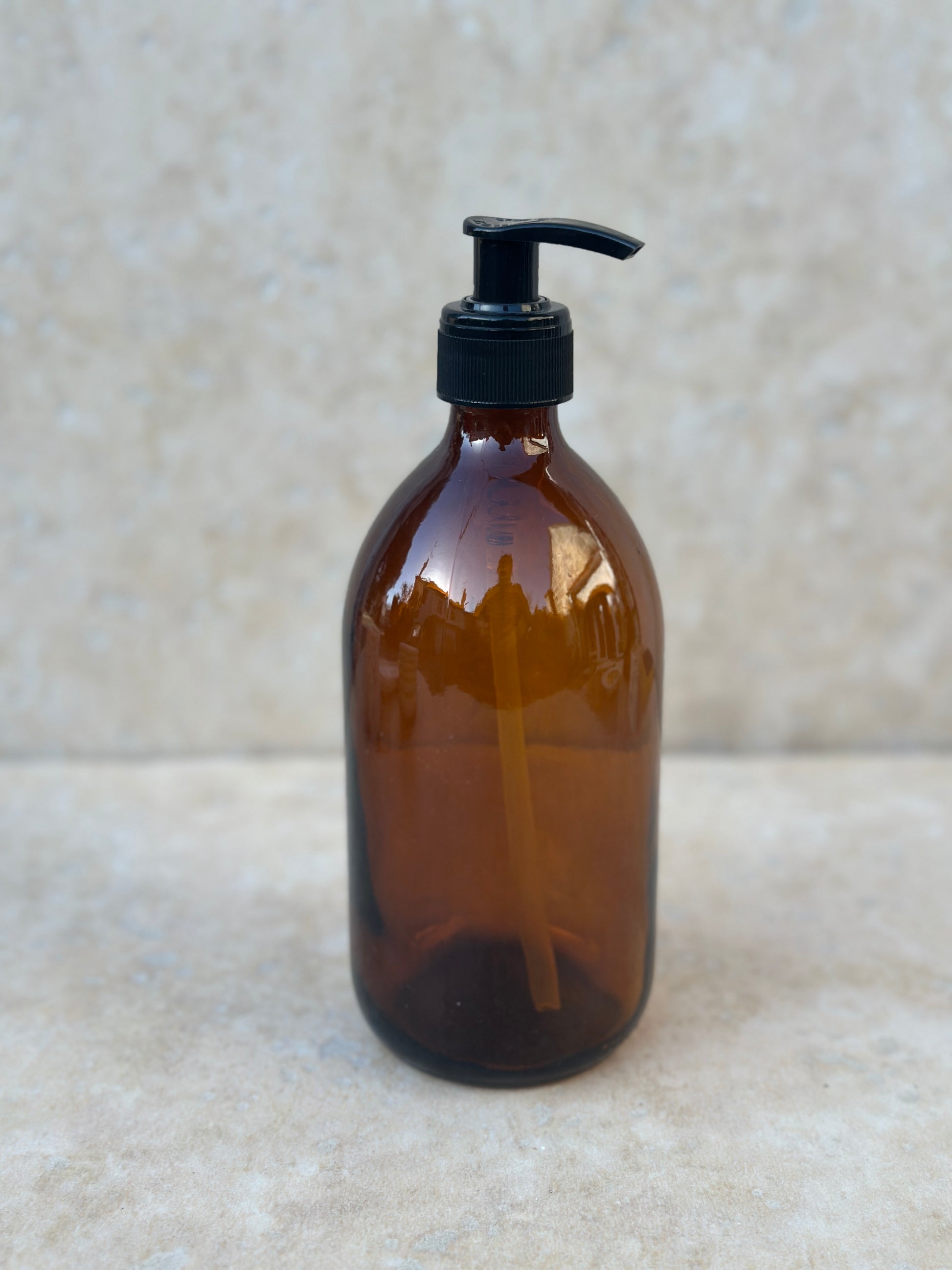 Distributeur savon pompe noire 