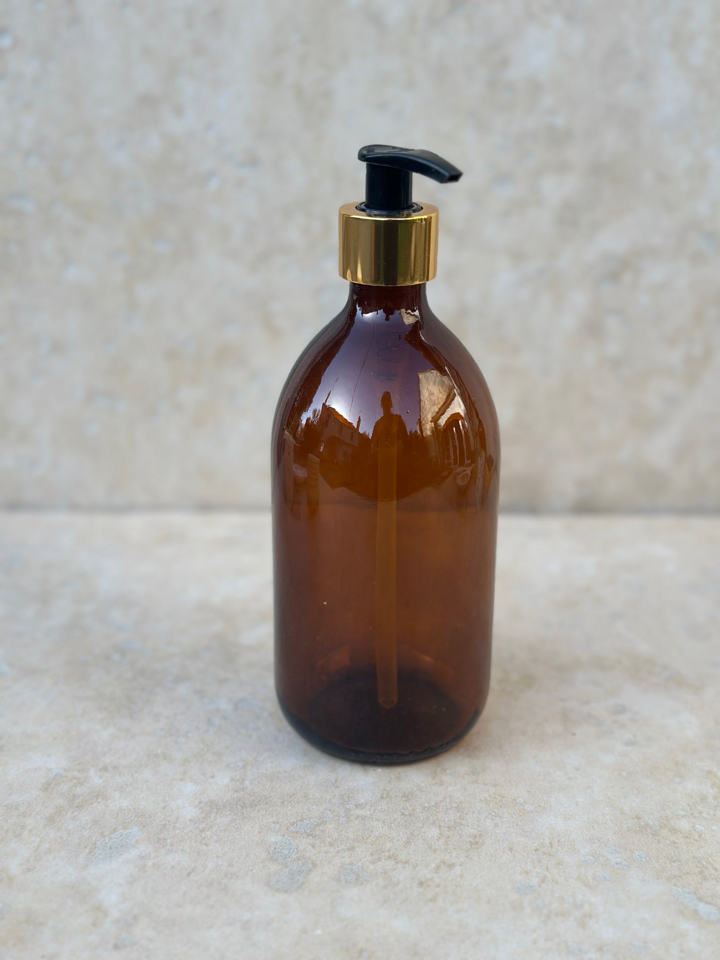 Distributeur savon pompe noire ou doré 500ml