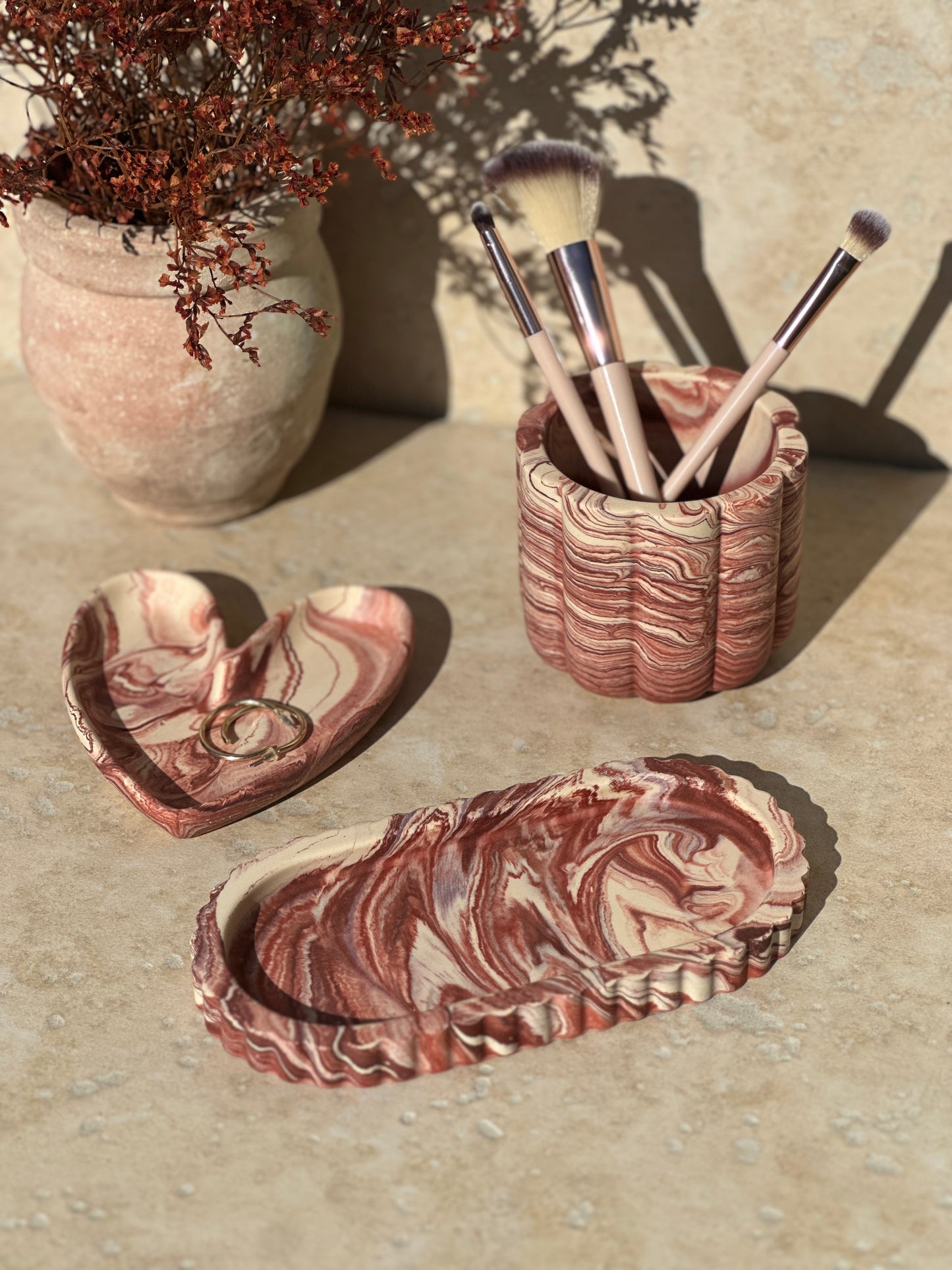 Lucy Tray ~ Terrazzo Terracotta