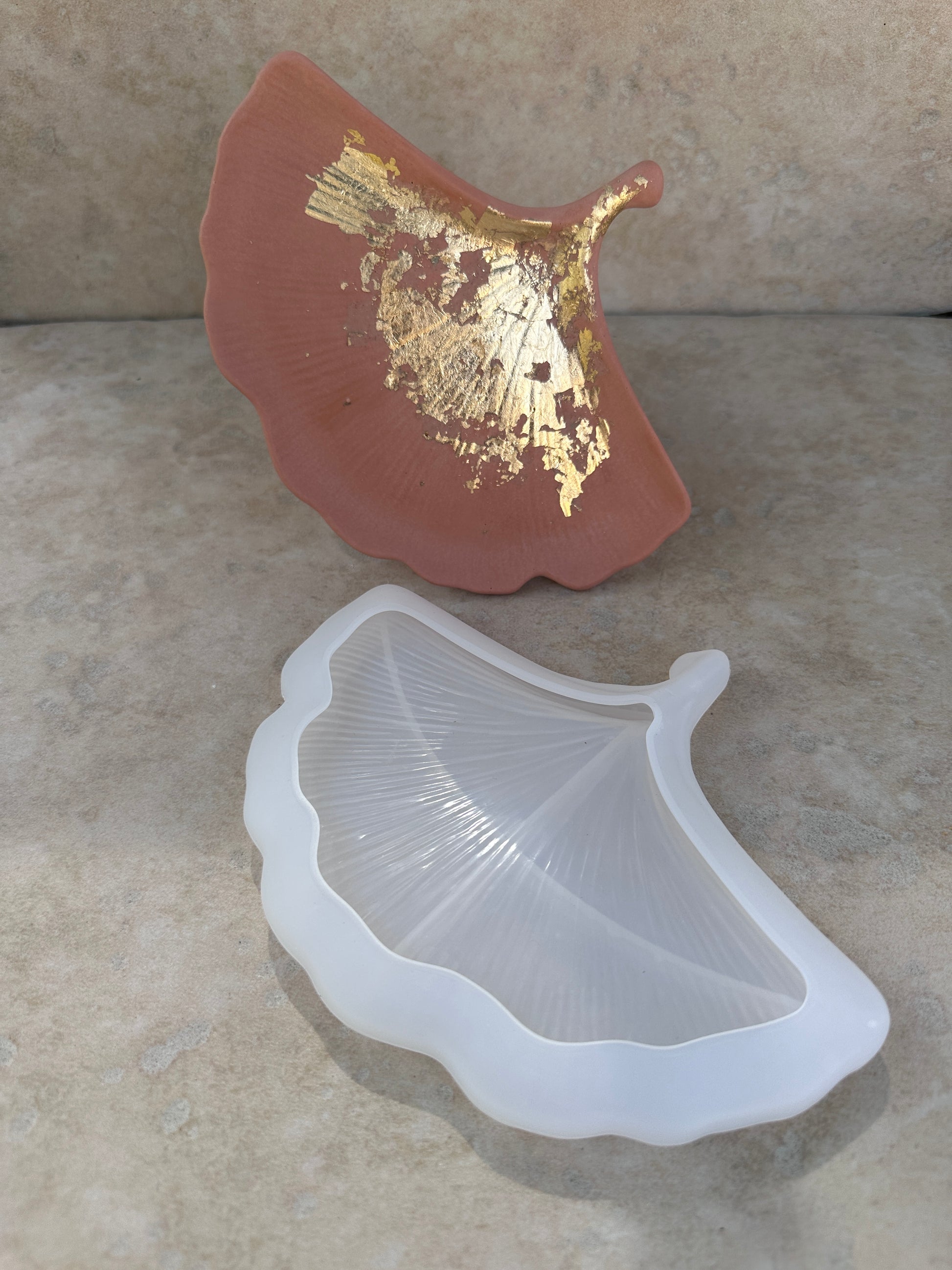 Moule silicone coupelle feuille de Gingko