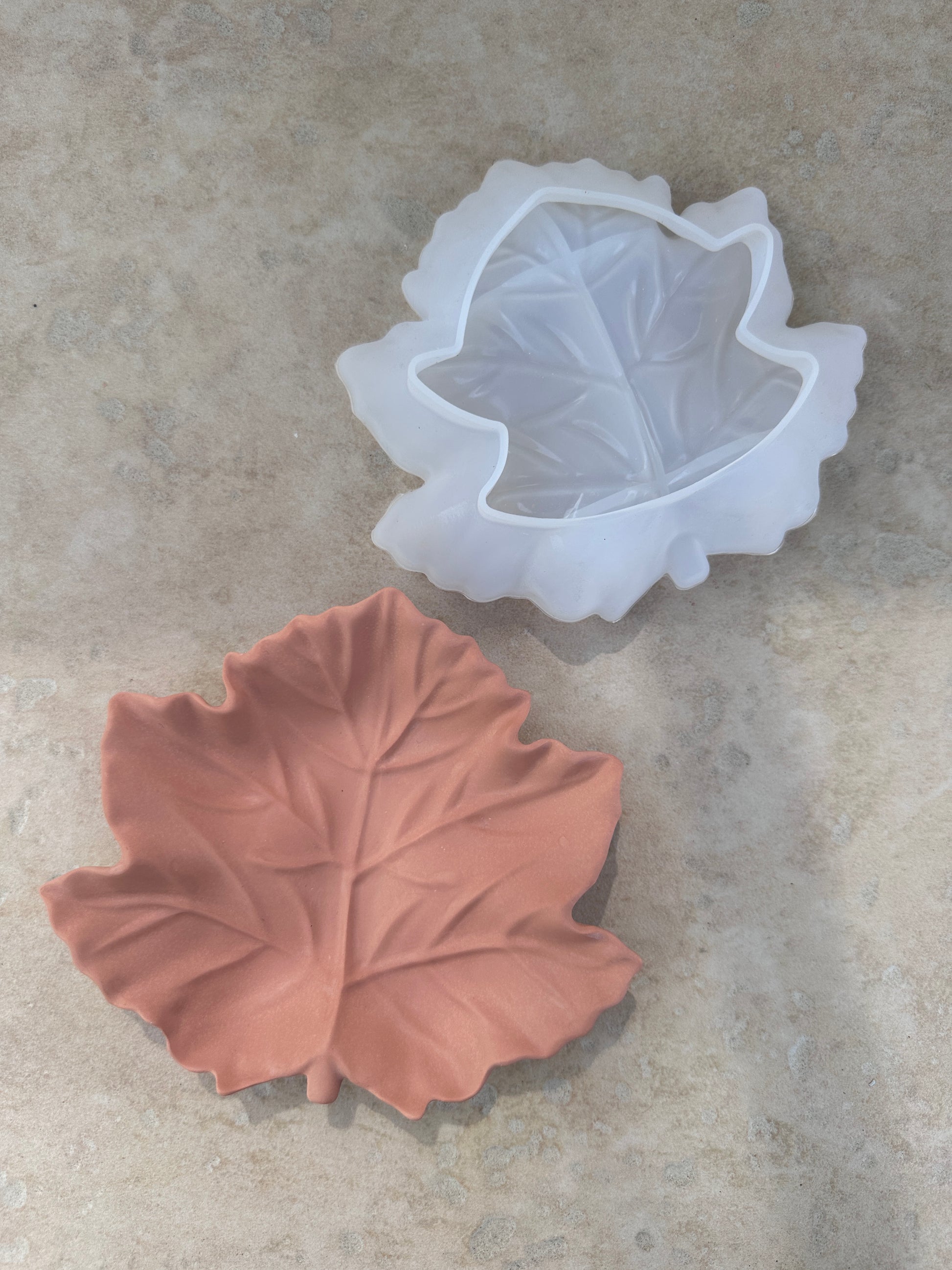 Moule silicone et coupelle feuille d'érable