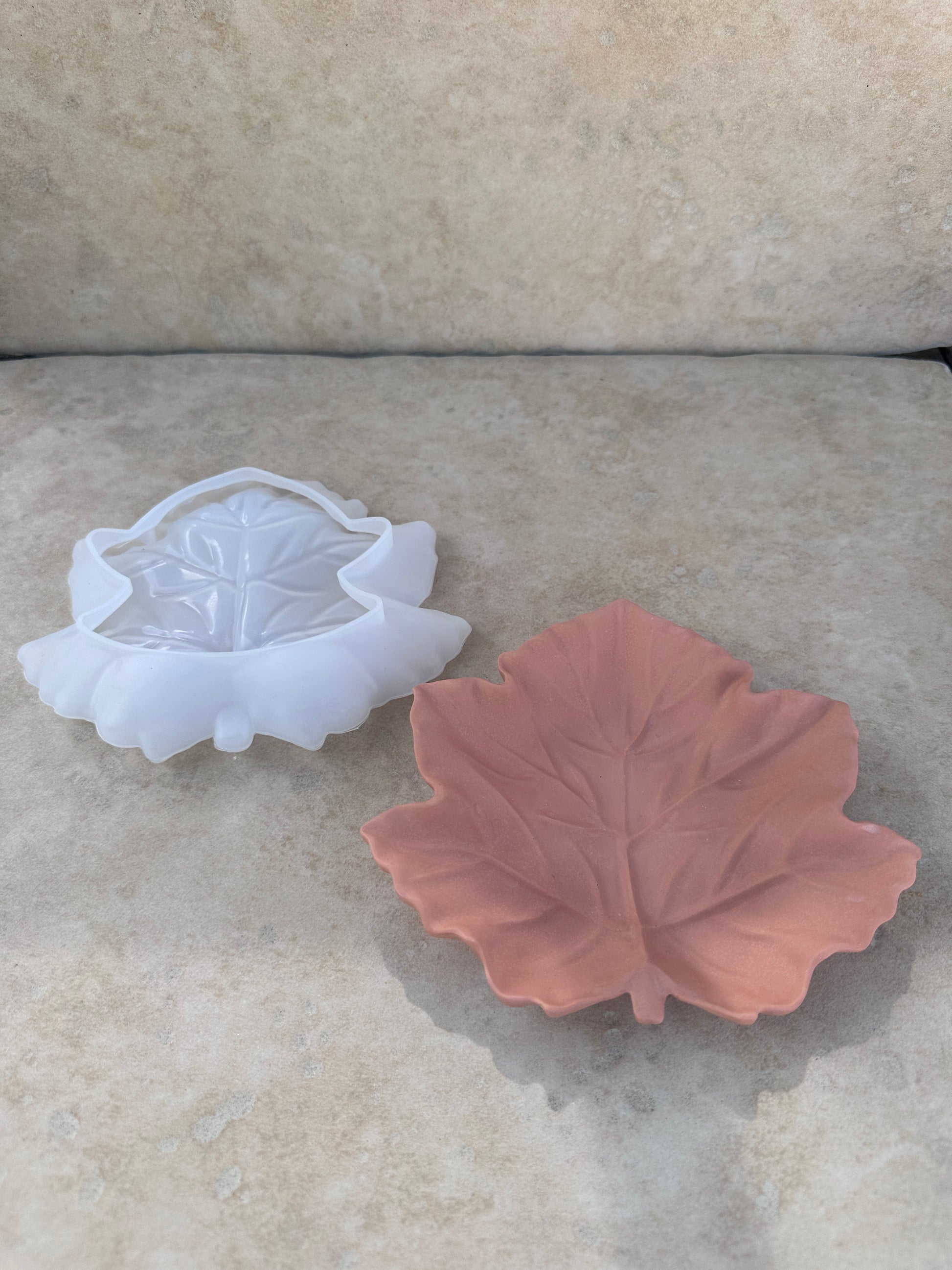 Moule silicone et coupelle feuille d'érable