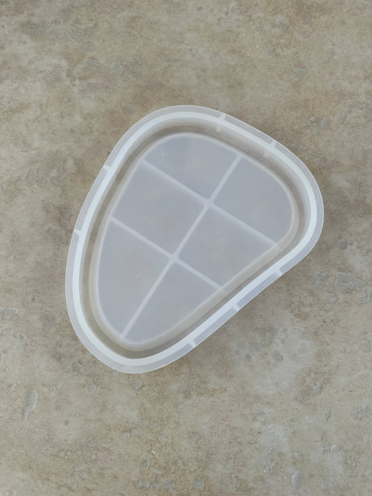 Moule silicone plateau asymétrique grand