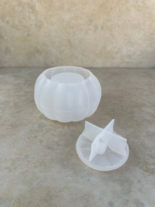 Moule silicone pot citrouille avec couvercle