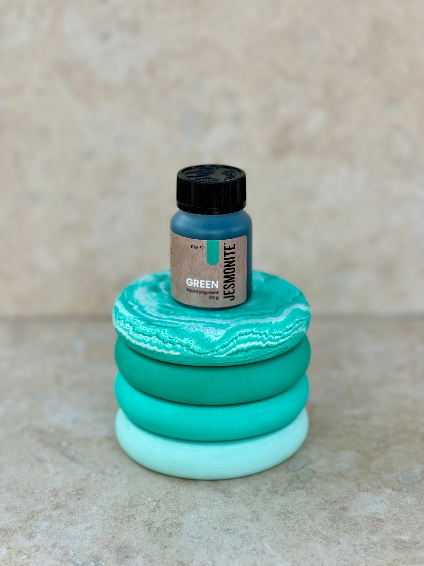 Pigment Jesmonite Vert 50g