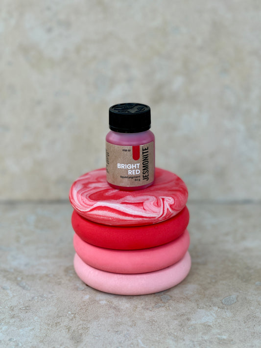 Pigment Jesmonite rouge vif 50g