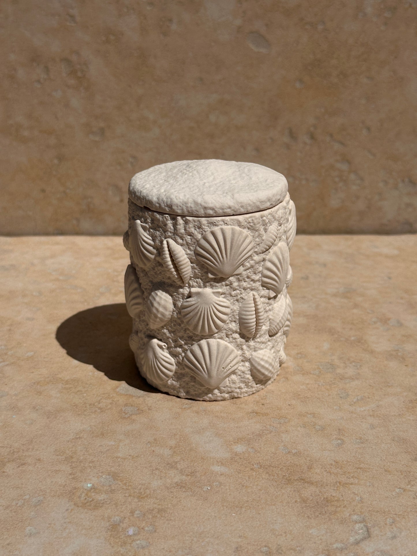 Pot coquillages relief Coralie
