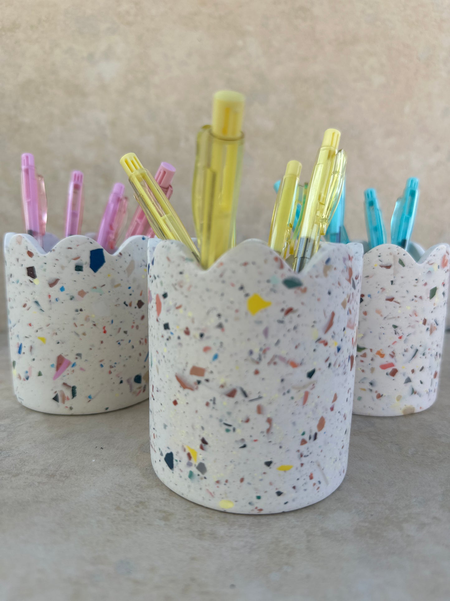 Pots Liora terrazzo multicolore