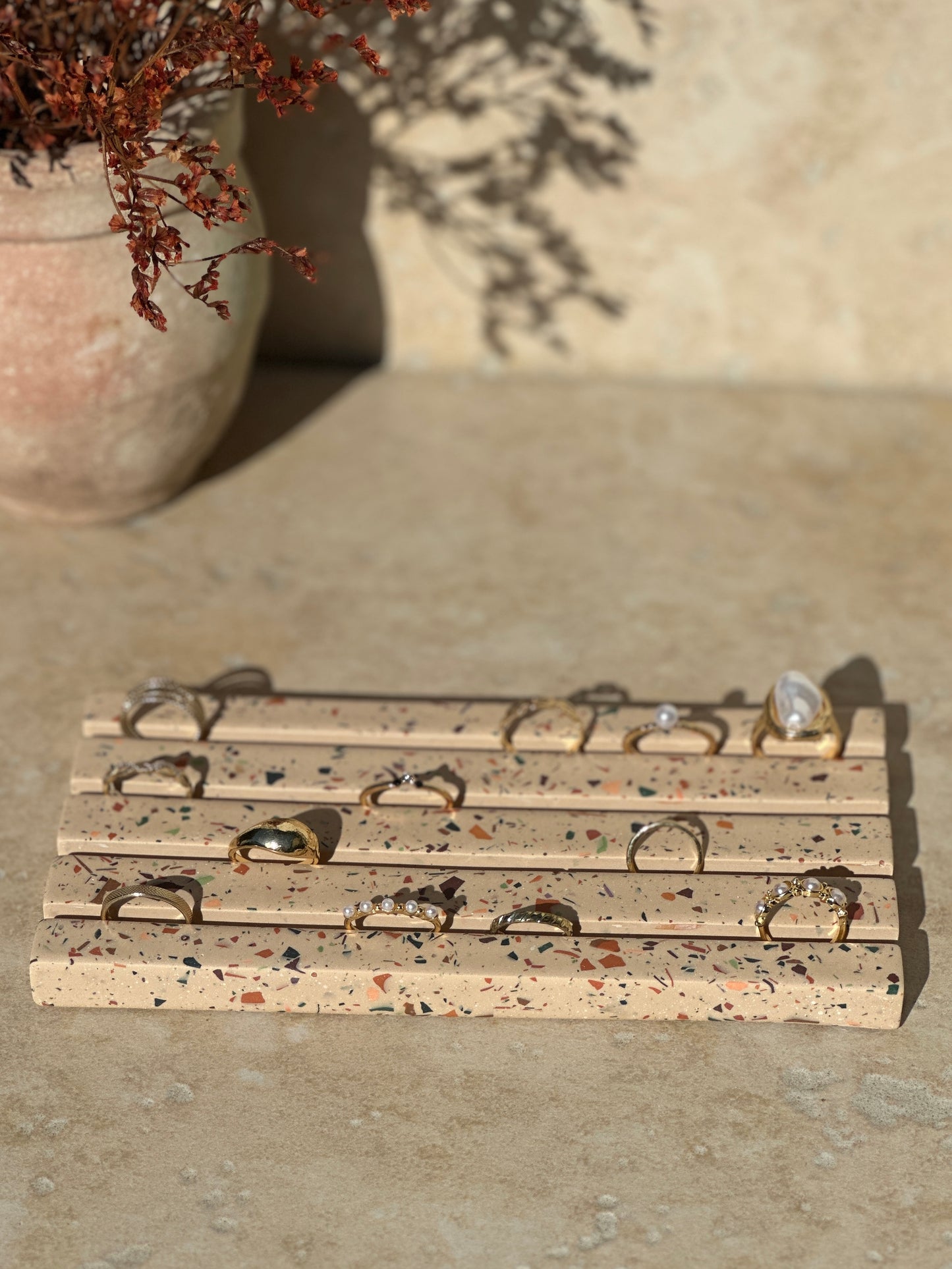 Présentoir bagues collection Éclats d'Automne