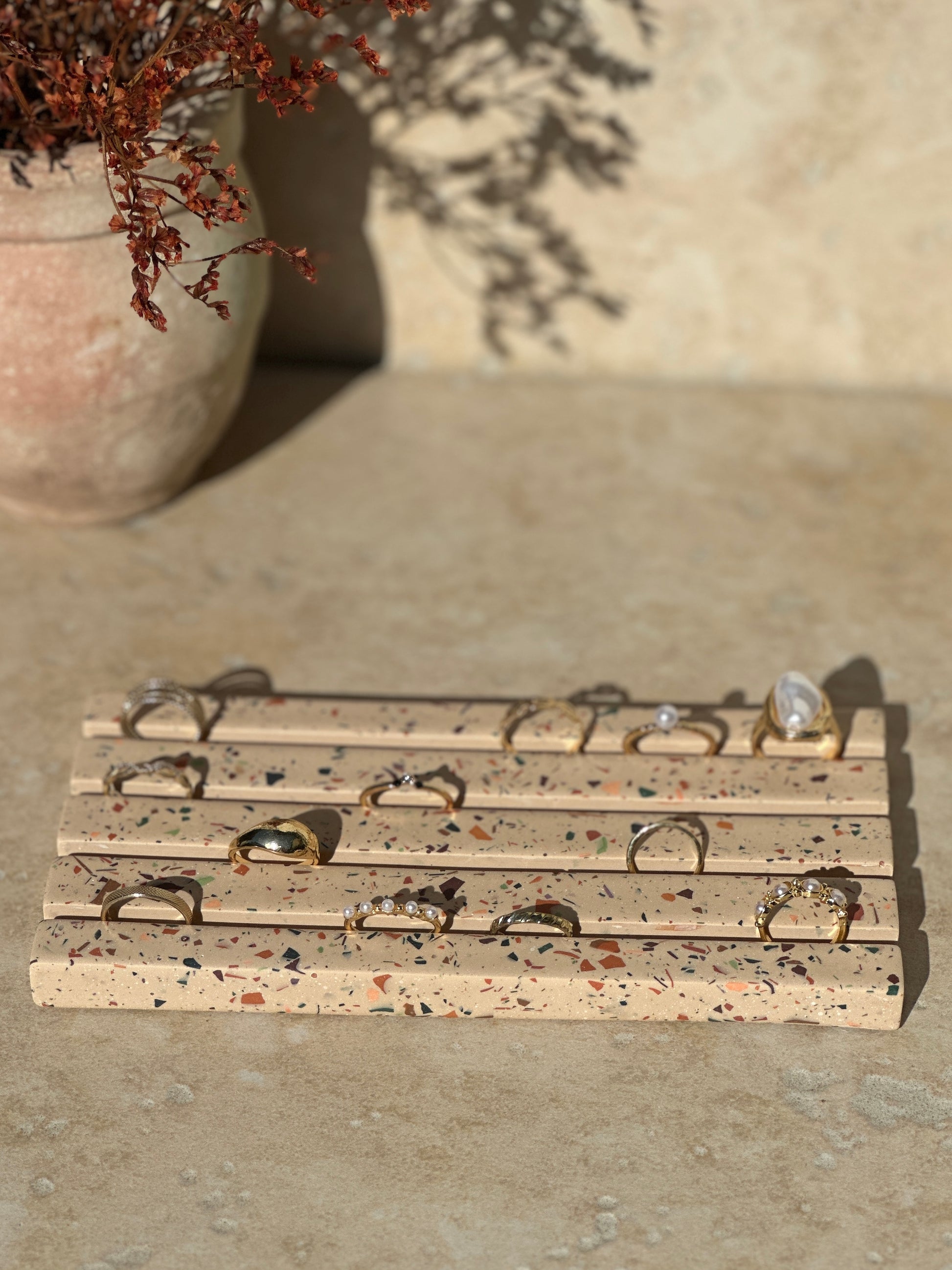 Présentoir bagues collection Éclats d'Automne