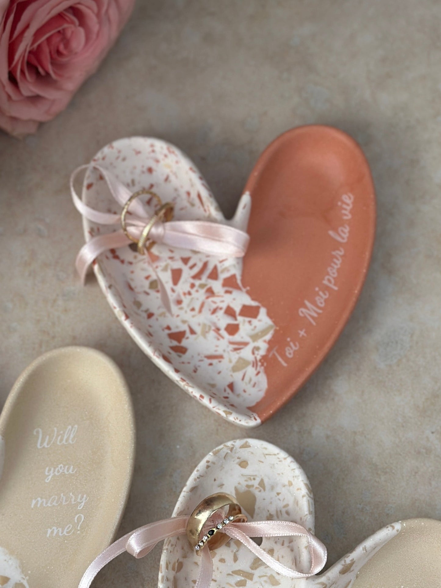 Coupelles bijoux Promesse à personnaliser