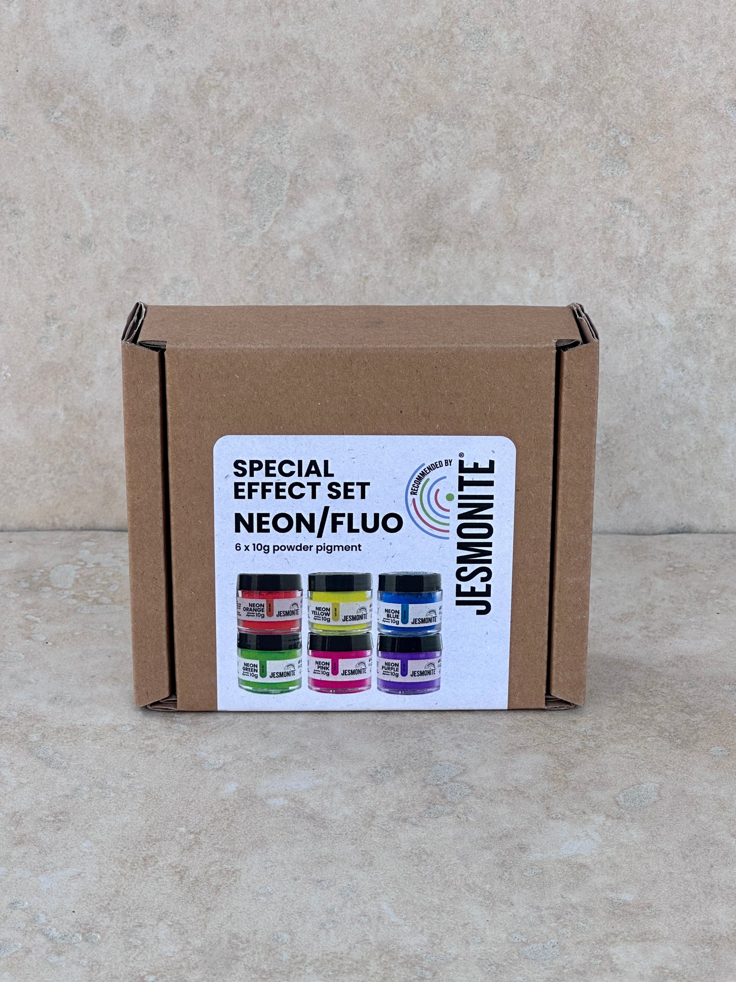 Set pigment poudre fluo Jesmonite