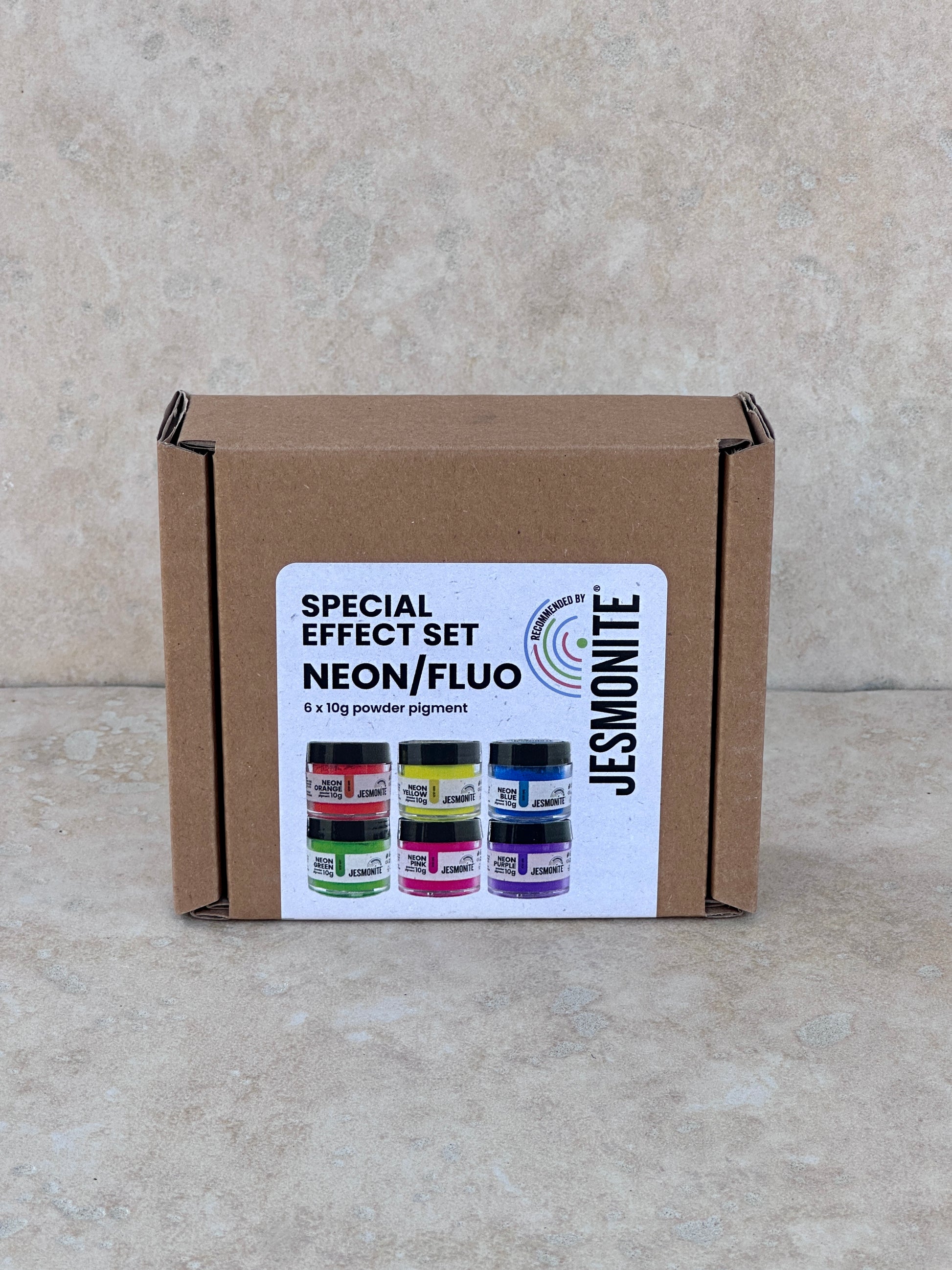 Set pigment poudre fluo Jesmonite