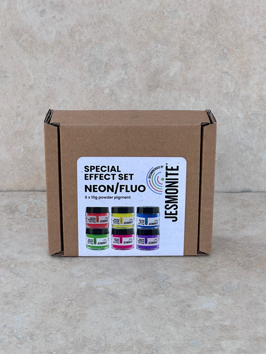 Set pigment poudre fluo Jesmonite