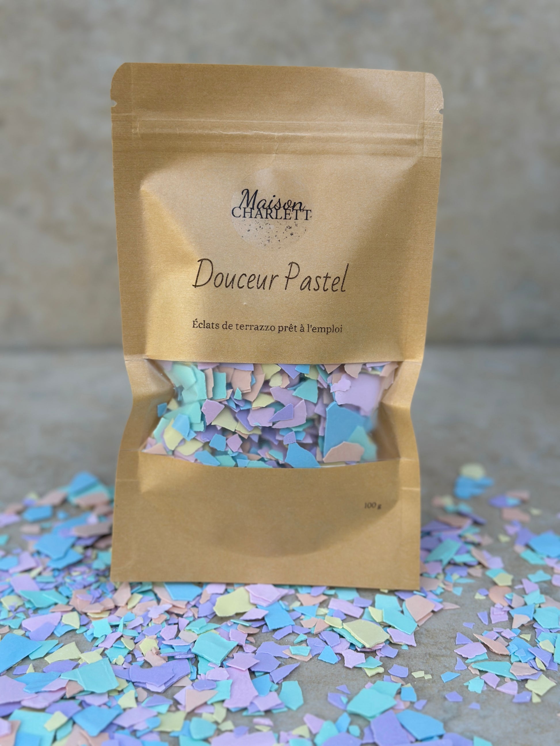 Terrazzo prêt à l’emploi Pastel 100g