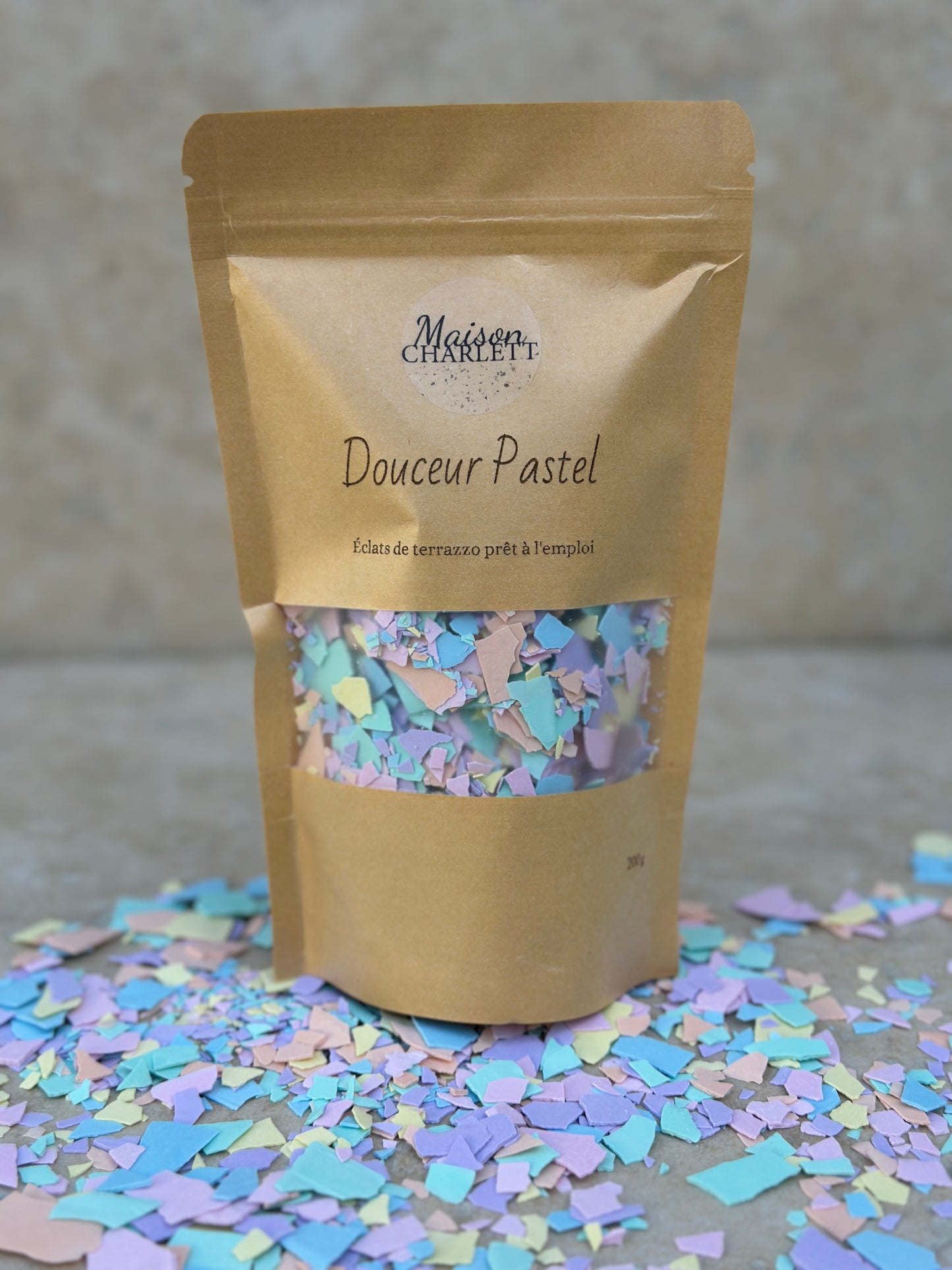 Terrazzo prêt à l’emploi Pastel 200g