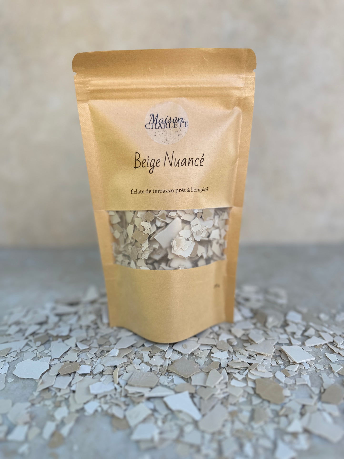 Terrazzo prêt à l'emploi - nuances de beige 200g