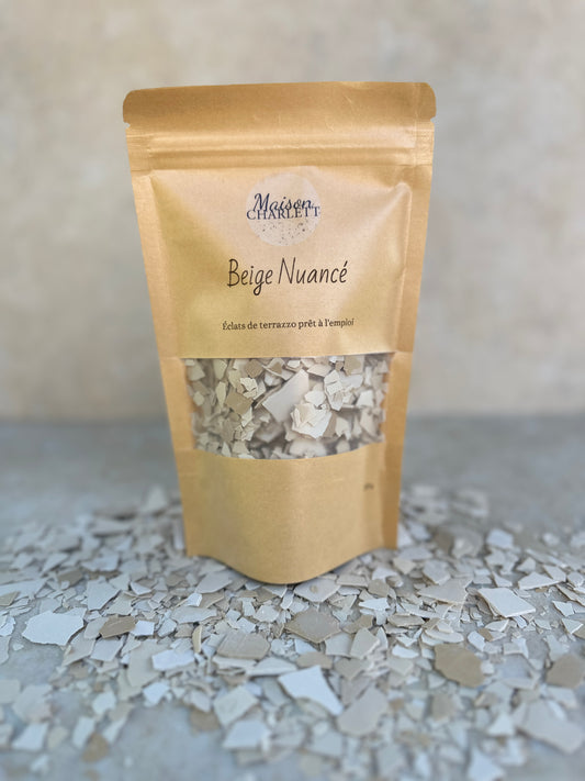 Terrazzo prêt à l'emploi - nuances de beige 200g