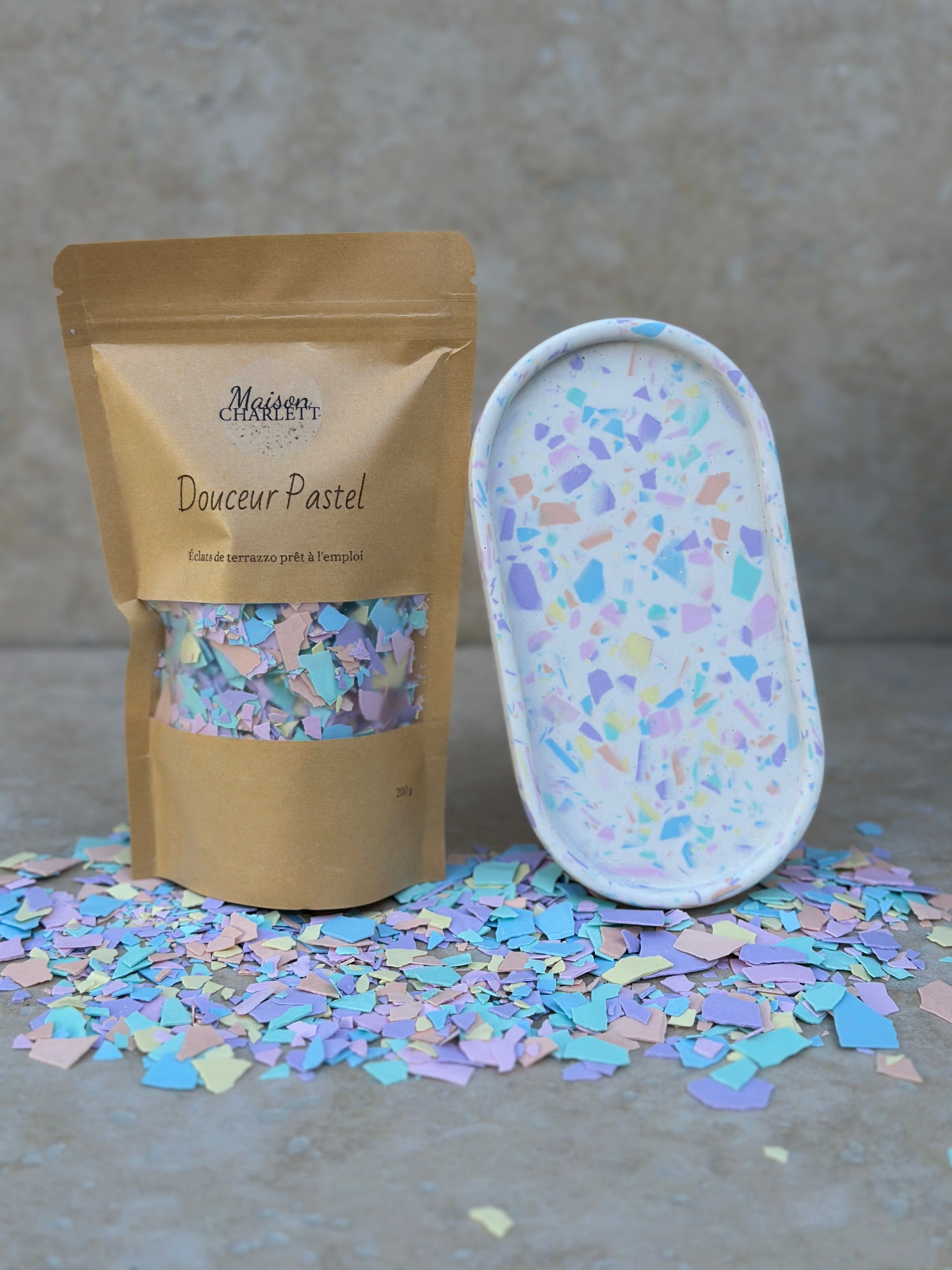 Terrazzo prêt à l’emploi Pastel 