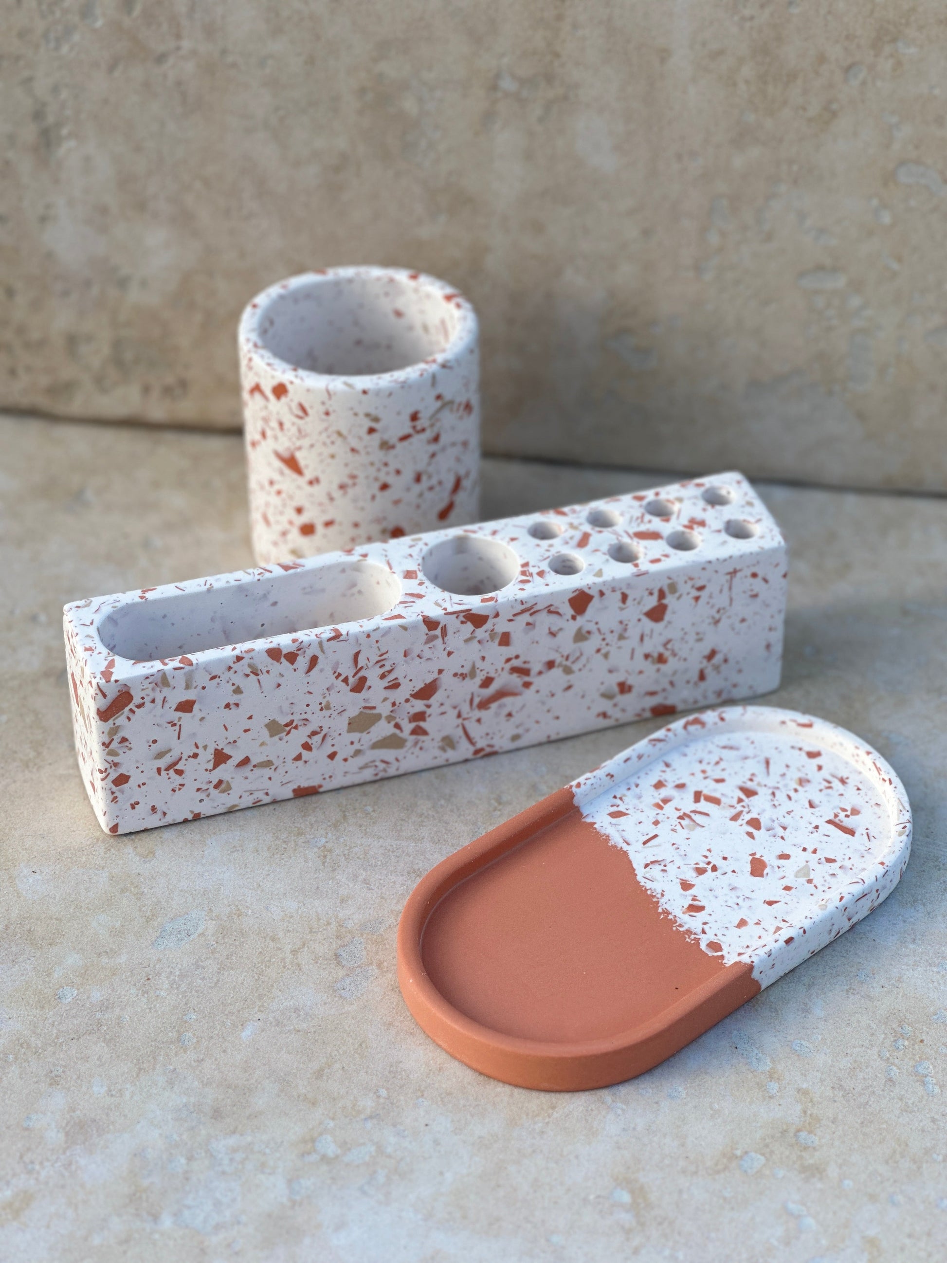 L'organisateur d'Agnès ~ Terrazzo Terracotta - Maison Charlett