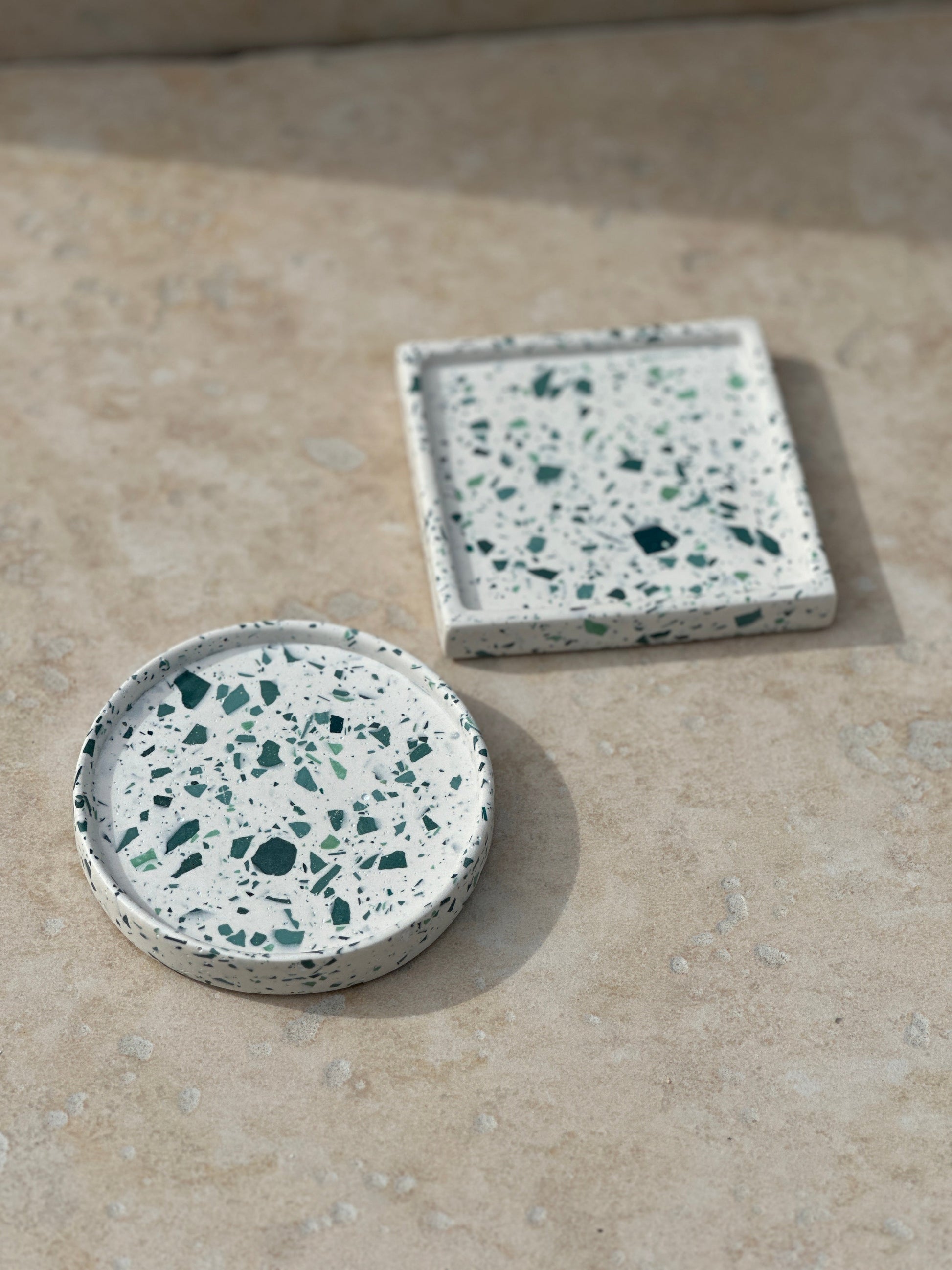 Petit plateau ~ Terrazzo Vert - Maison Charlett