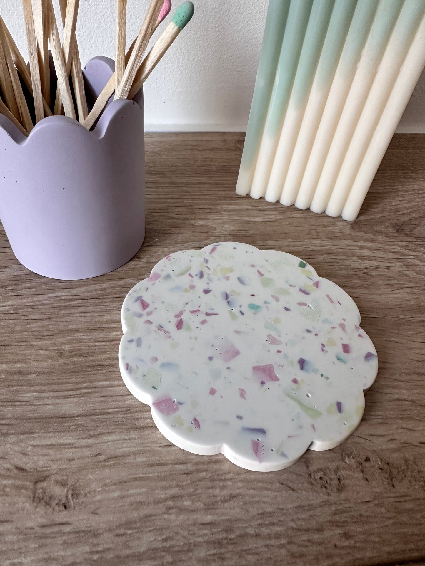 Petit support bougie ~ Pastel - Maison Charlett