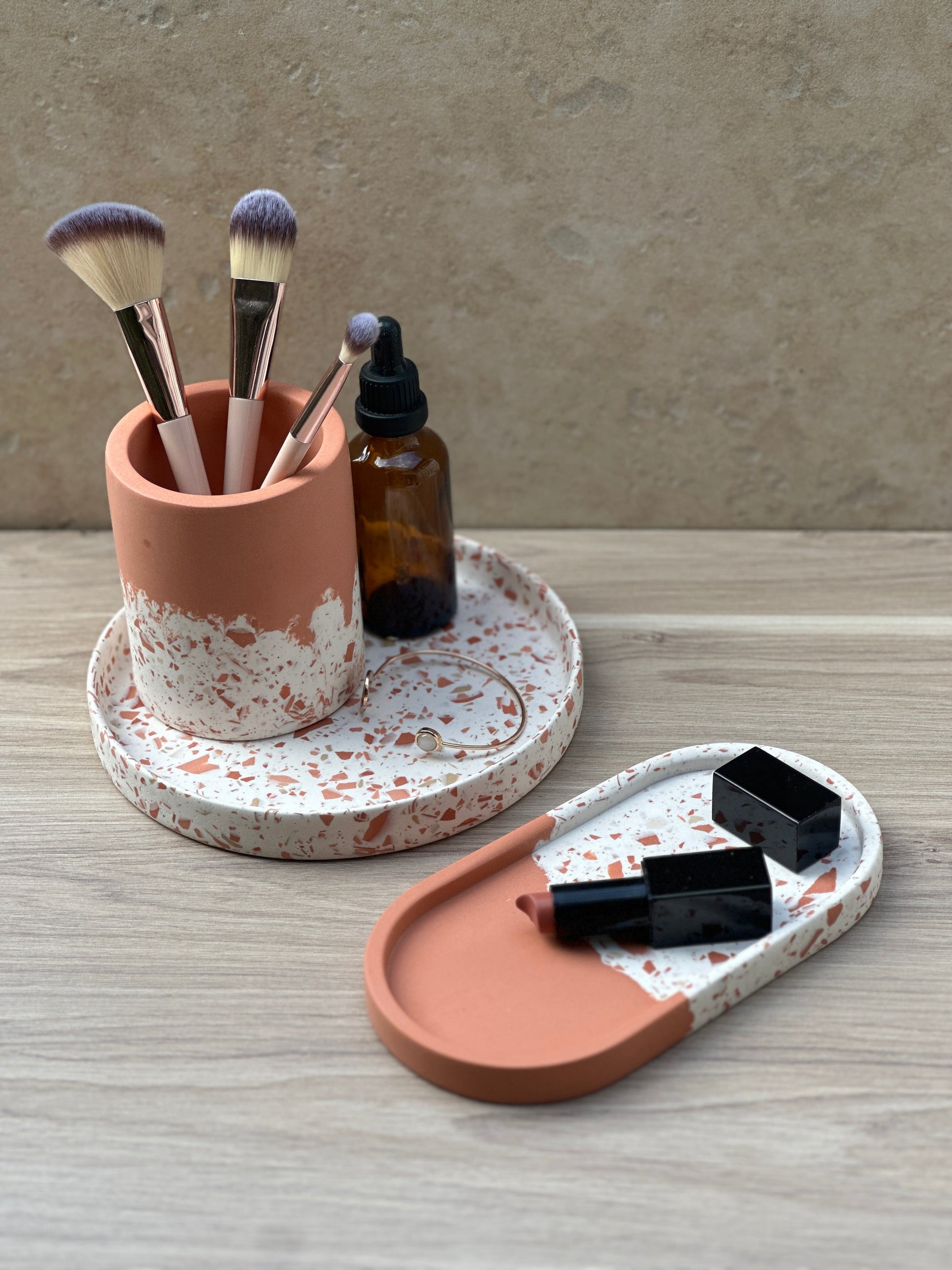 Plateau Lucy ~ Terrazzo Terracotta - Maison Charlett