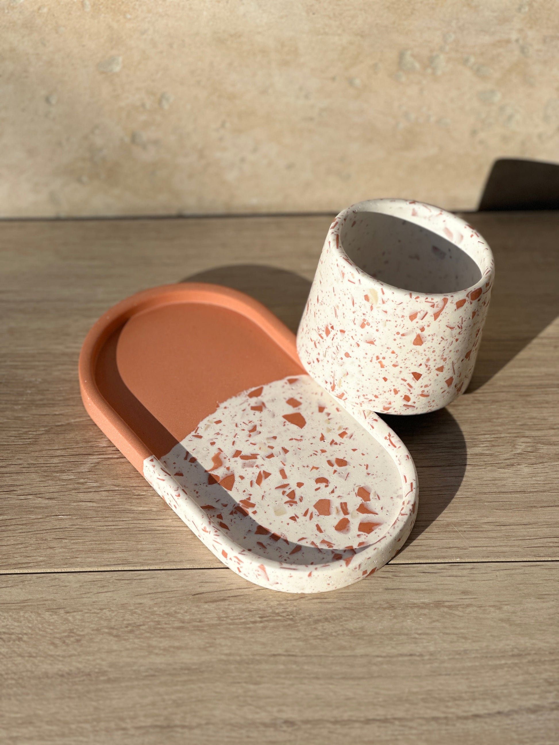 Plateau ovale & Pot ~ Mi Terracotta - Maison Charlett