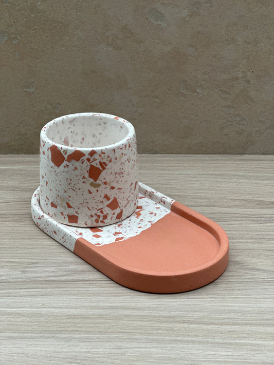 Plateau ovale & Pot ~ Mi Terracotta - Maison Charlett