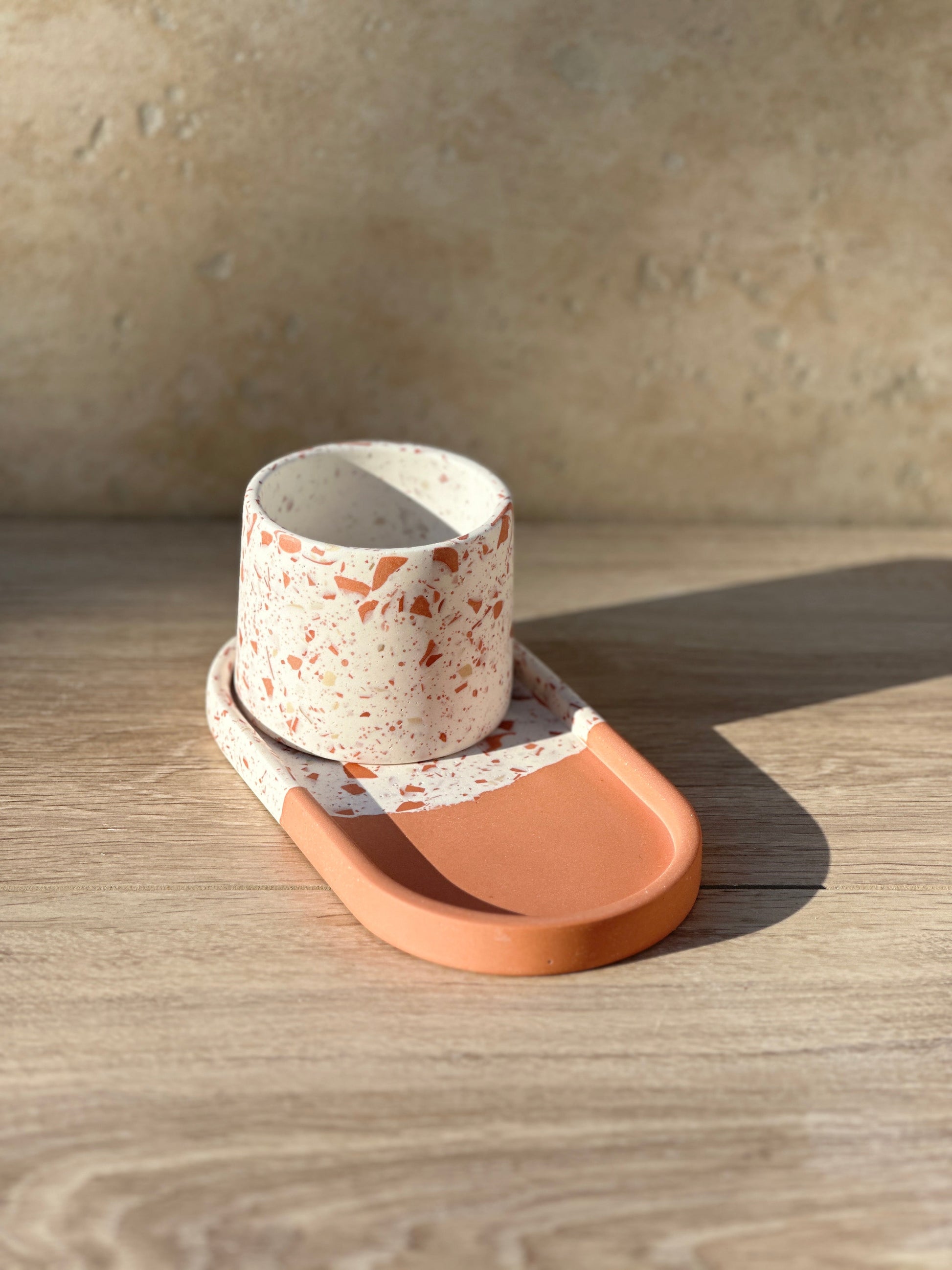 Plateau ovale & Pot ~ Mi Terracotta - Maison Charlett