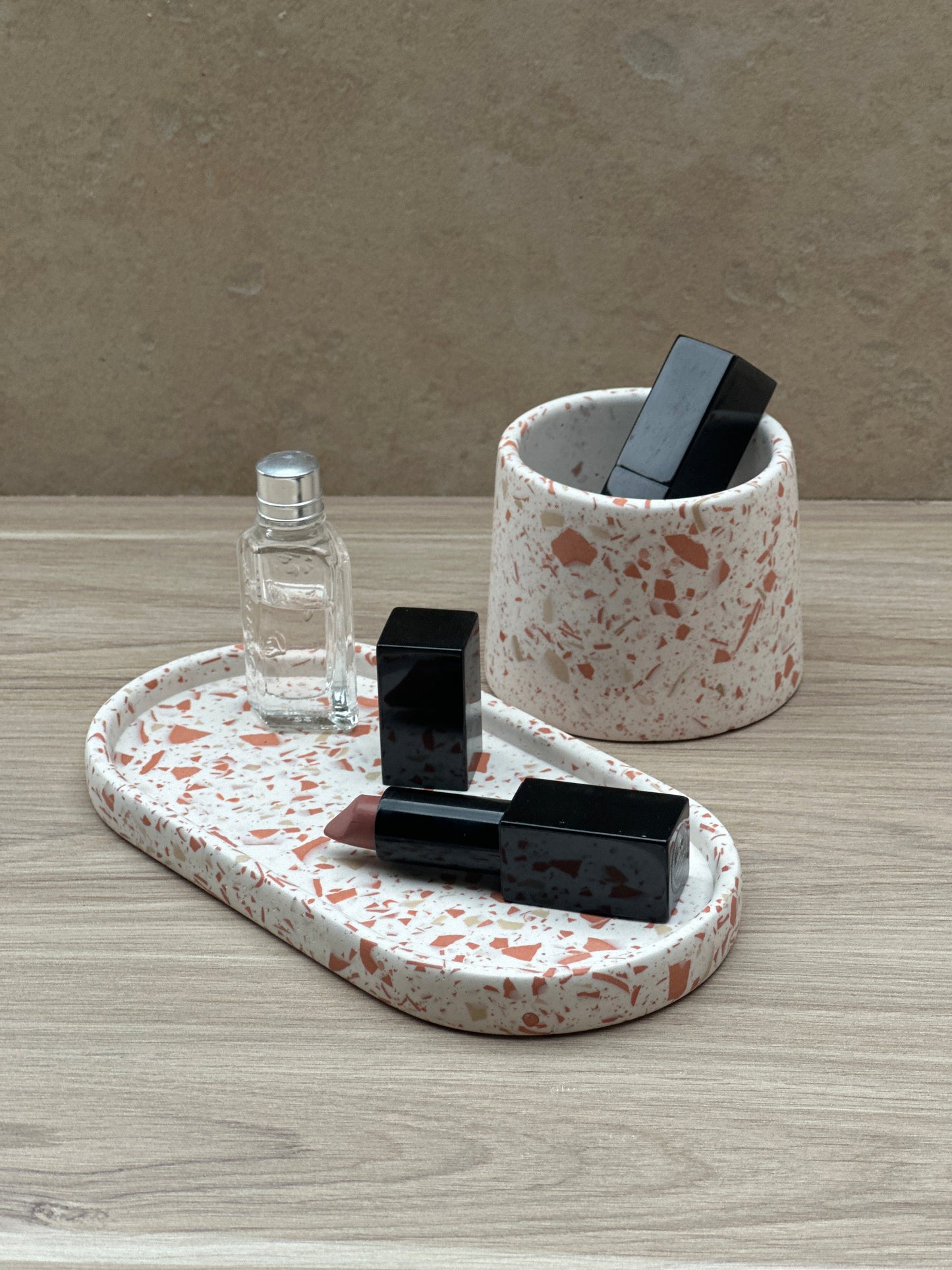 Plateau ovale & Pot ~ Tout Terrazzo - Maison Charlett