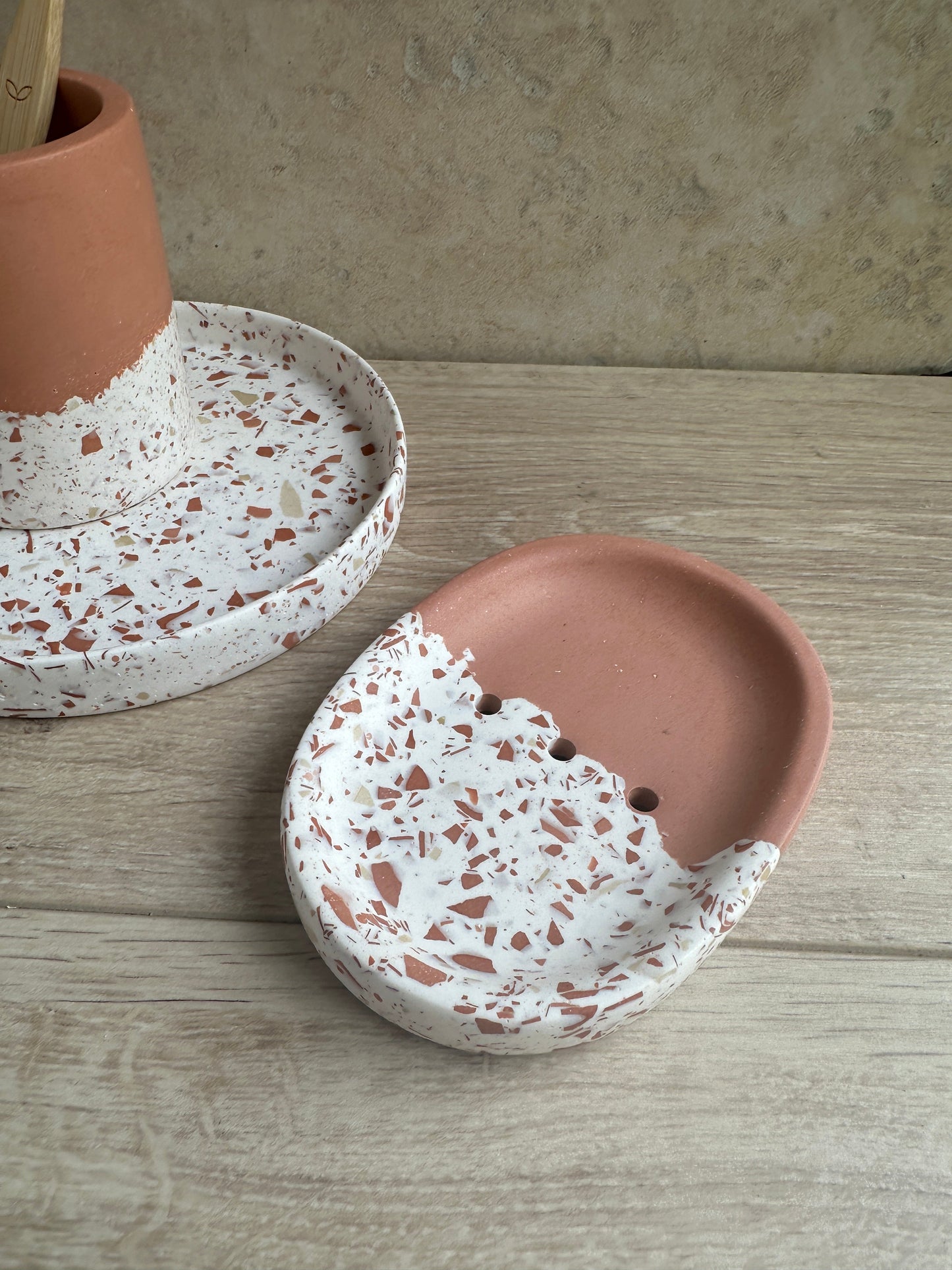 Porte-Savon Alizée ~ mi-Terracotta - Maison Charlett