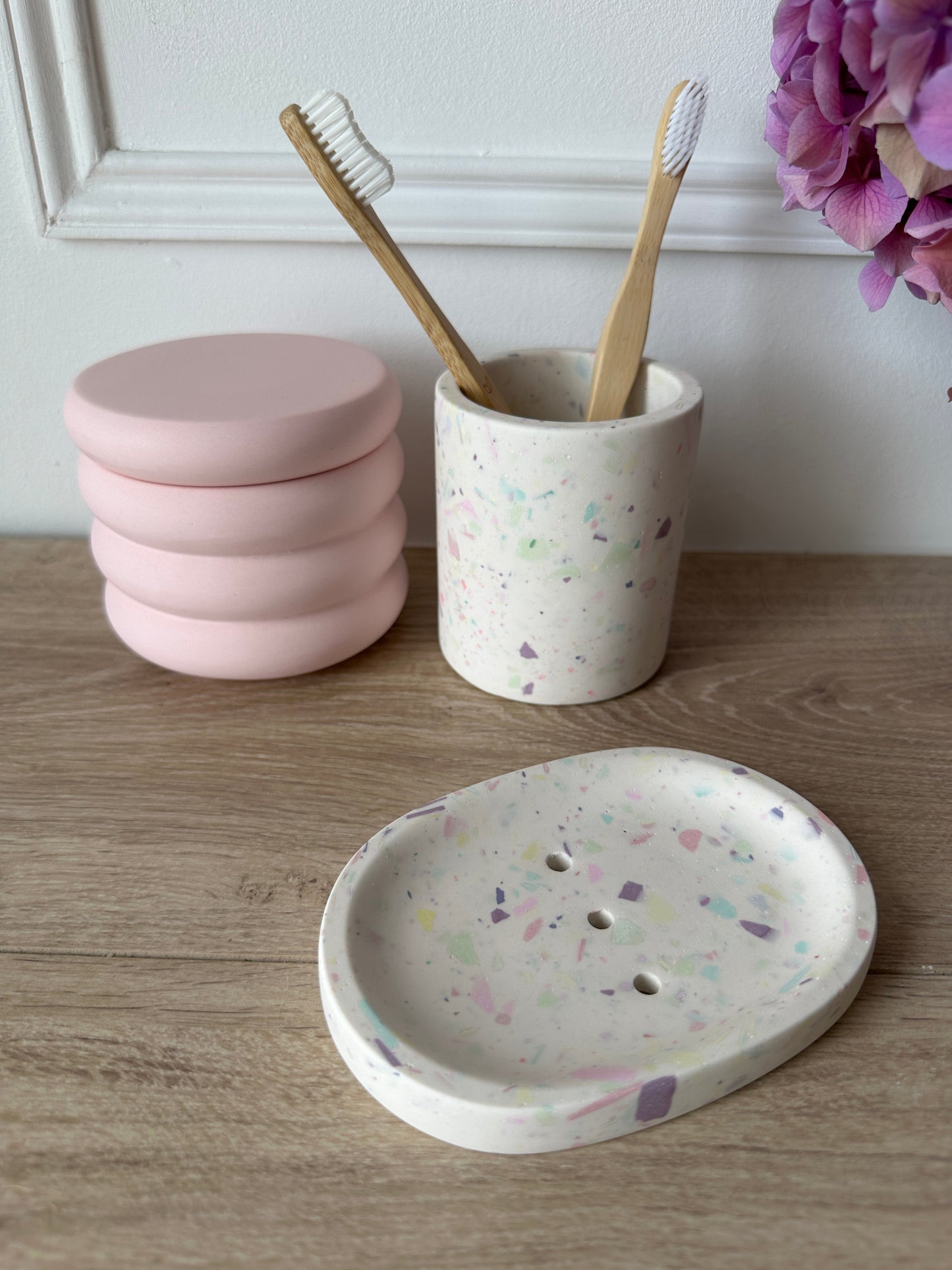 Porte - Savon Alizée ~ Terrazzo Pastel - Maison Charlett