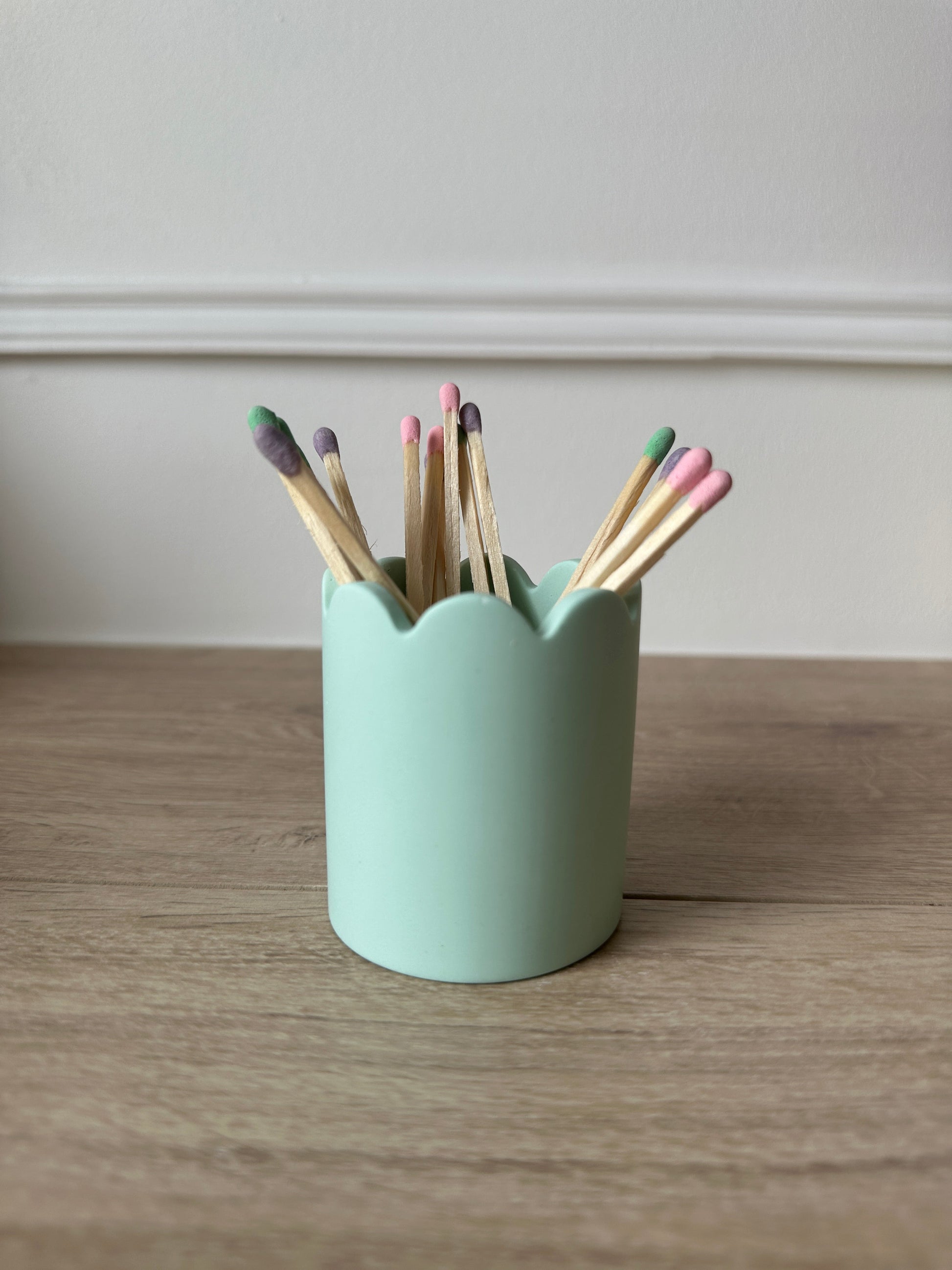 Pot & Allumettes ~ Pastel - Maison Charlett