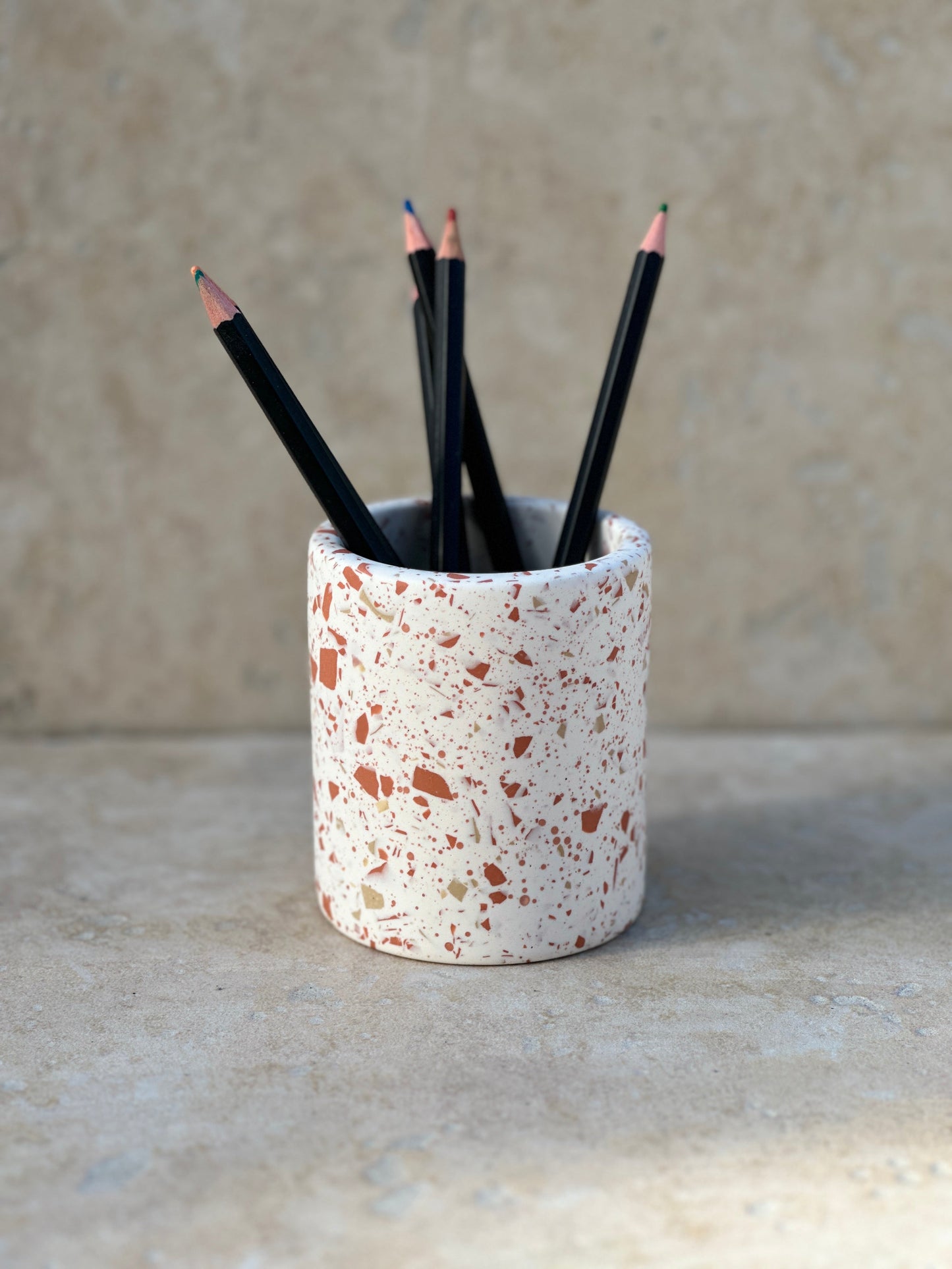 Pot Elena ~ Terrazzo Terracotta - Maison Charlett